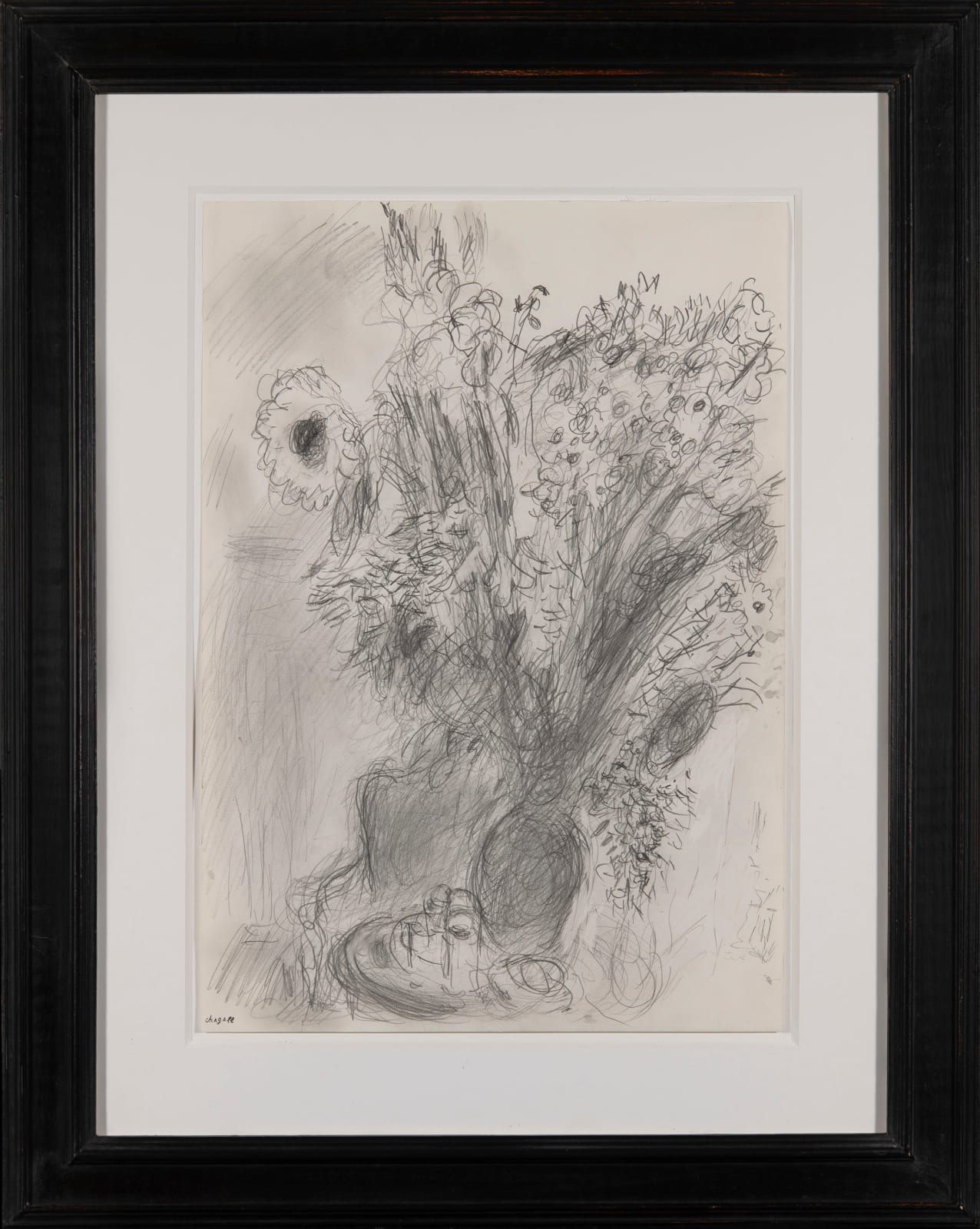Marc Chagall, lnterieur avec bouquet au tournesol, c.1978-80