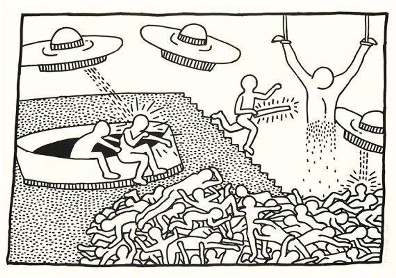 Keith Haring, The Blueprint Drawings, 1990