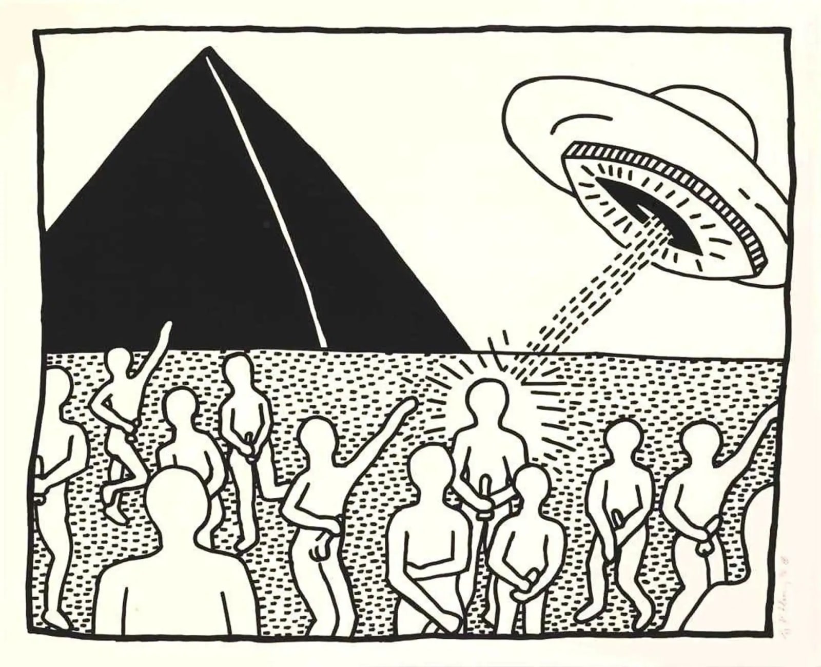 Keith Haring, The Blueprint Drawings, 1990