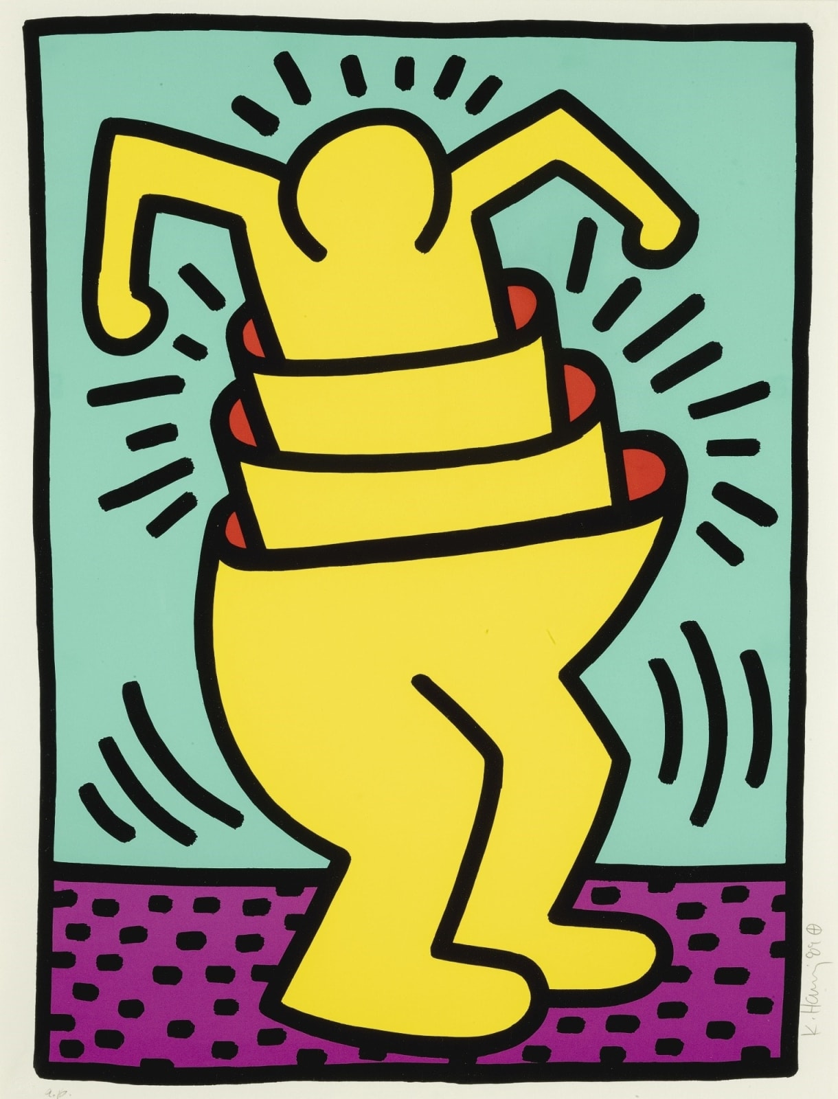 Keith Haring, Untitled , 1989