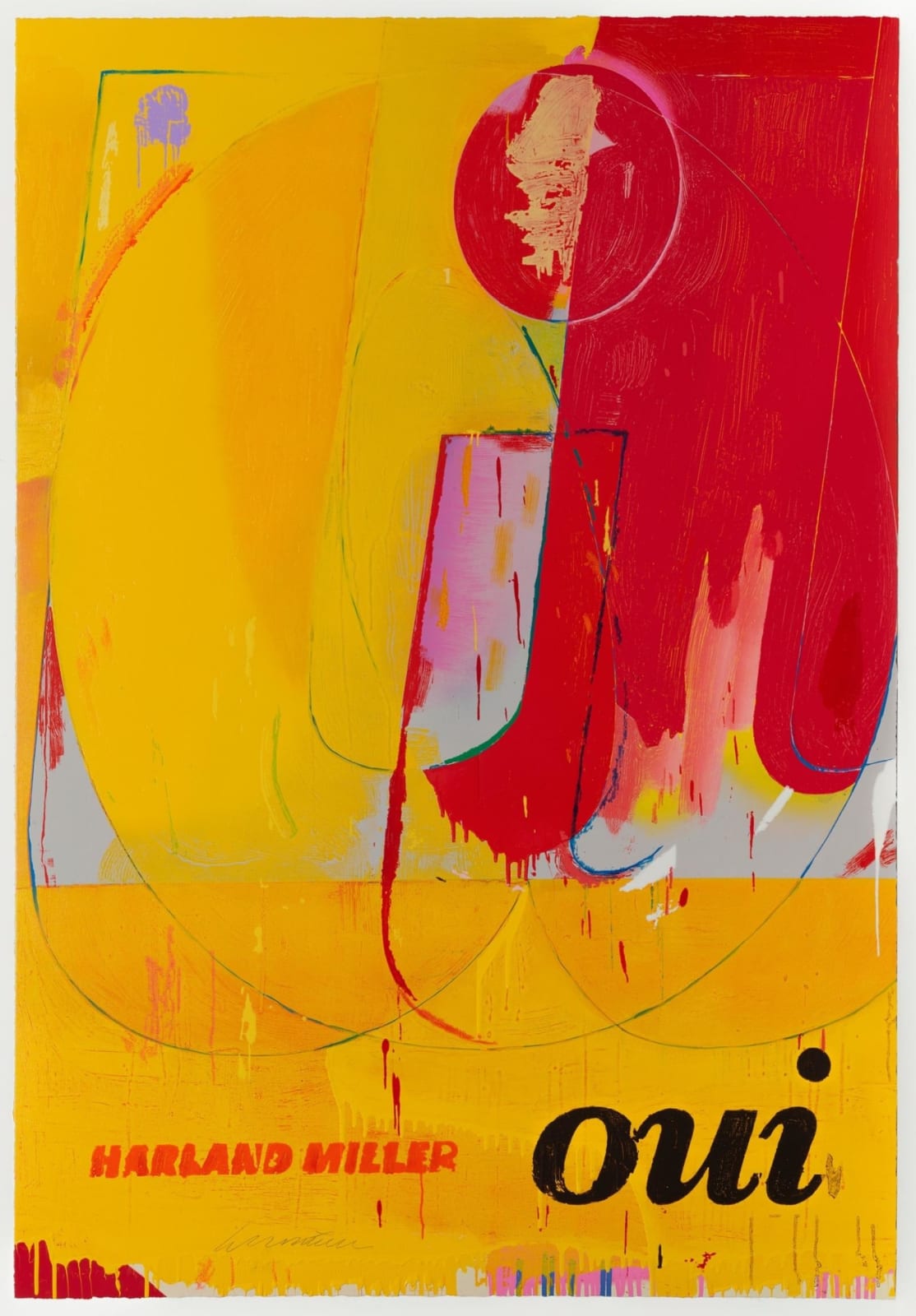 Harland Miller OUI print for sale