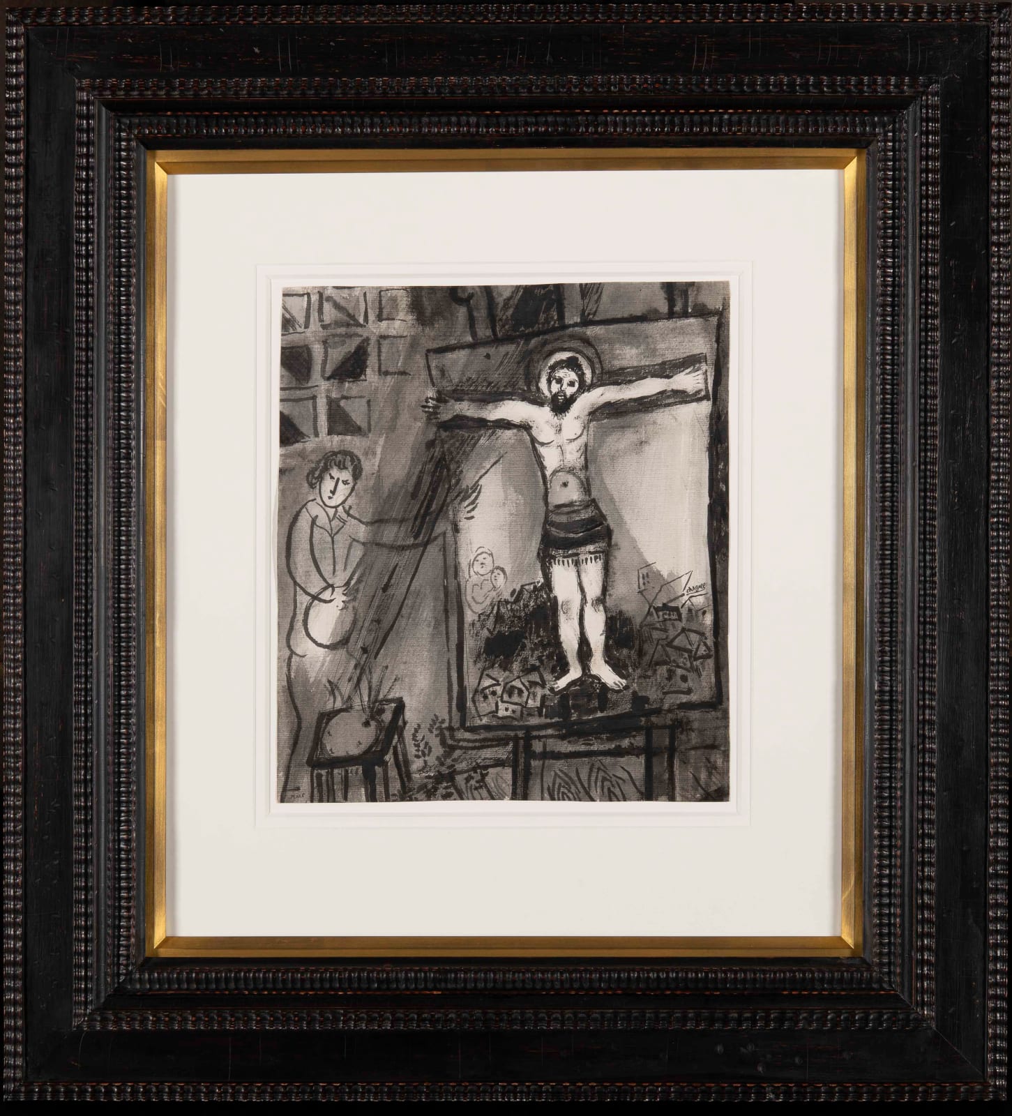 Marc Chagall, Le Peintre et son tableau, c.1947