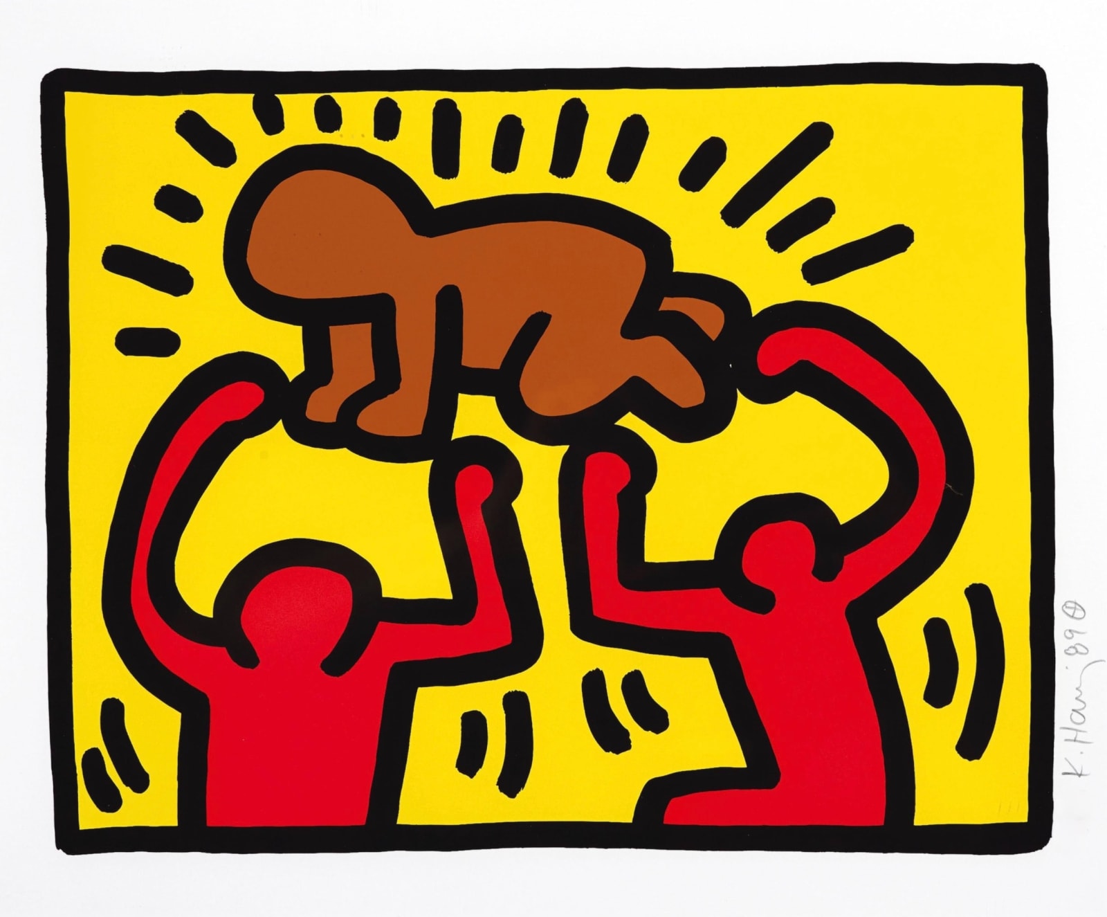 Keith Haring, Pop Shop IV, 1989