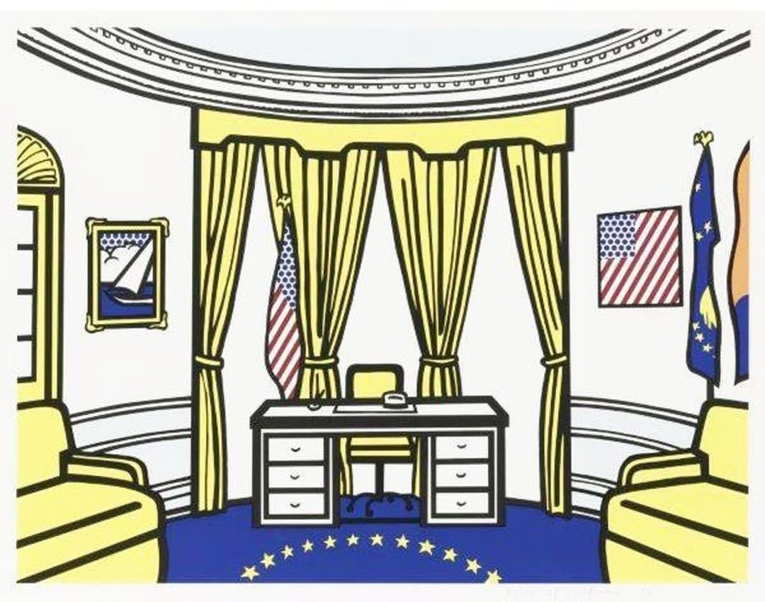 The Oval OFfice Lichtenstein
