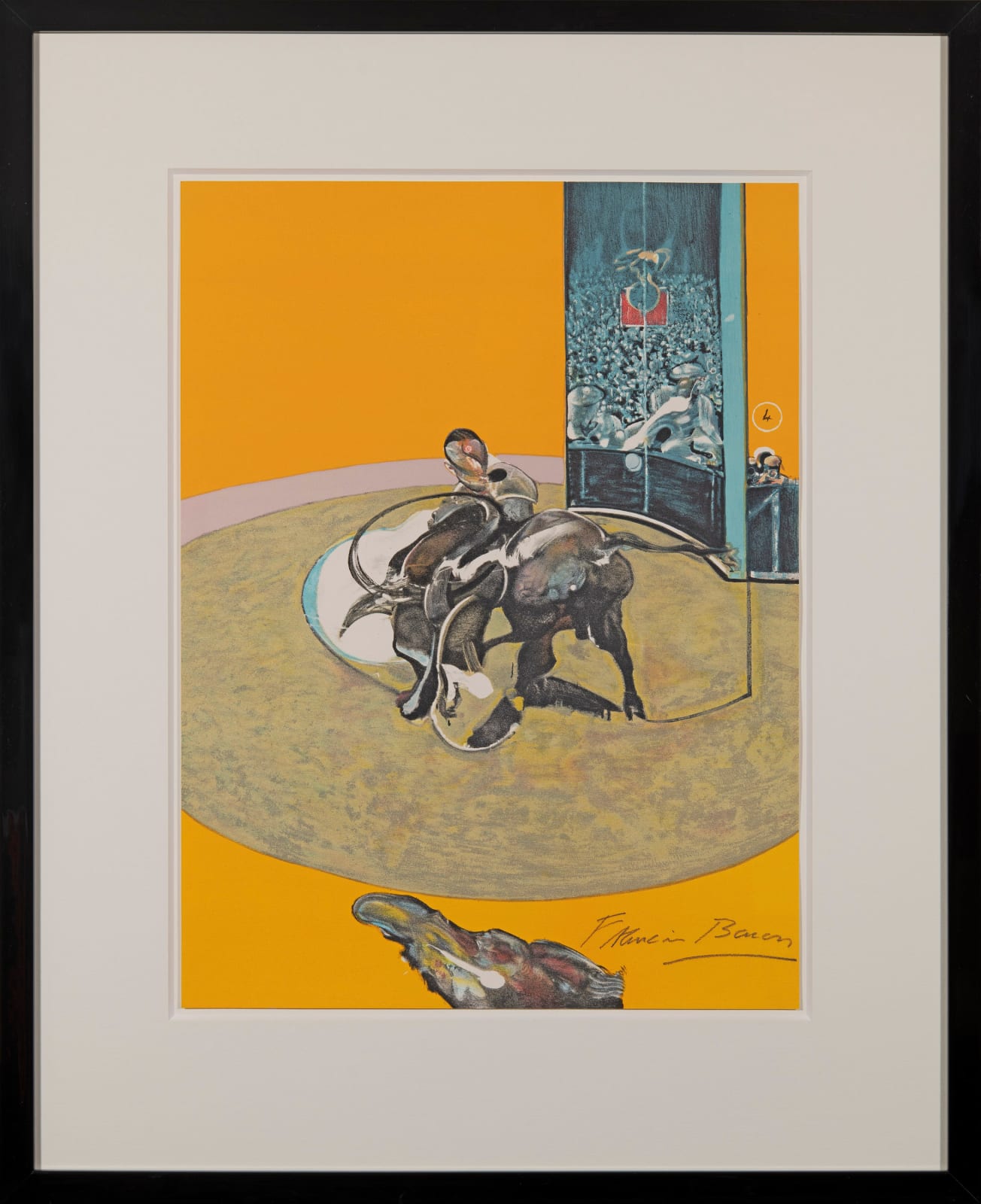 after Study for Bullfight no. 2 (1969) Framed
