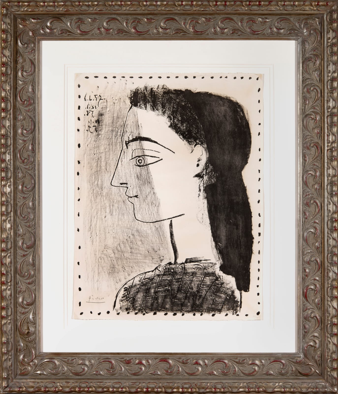 Pablo Picasso, Jacqueline au Mouchoir Noir, 1959