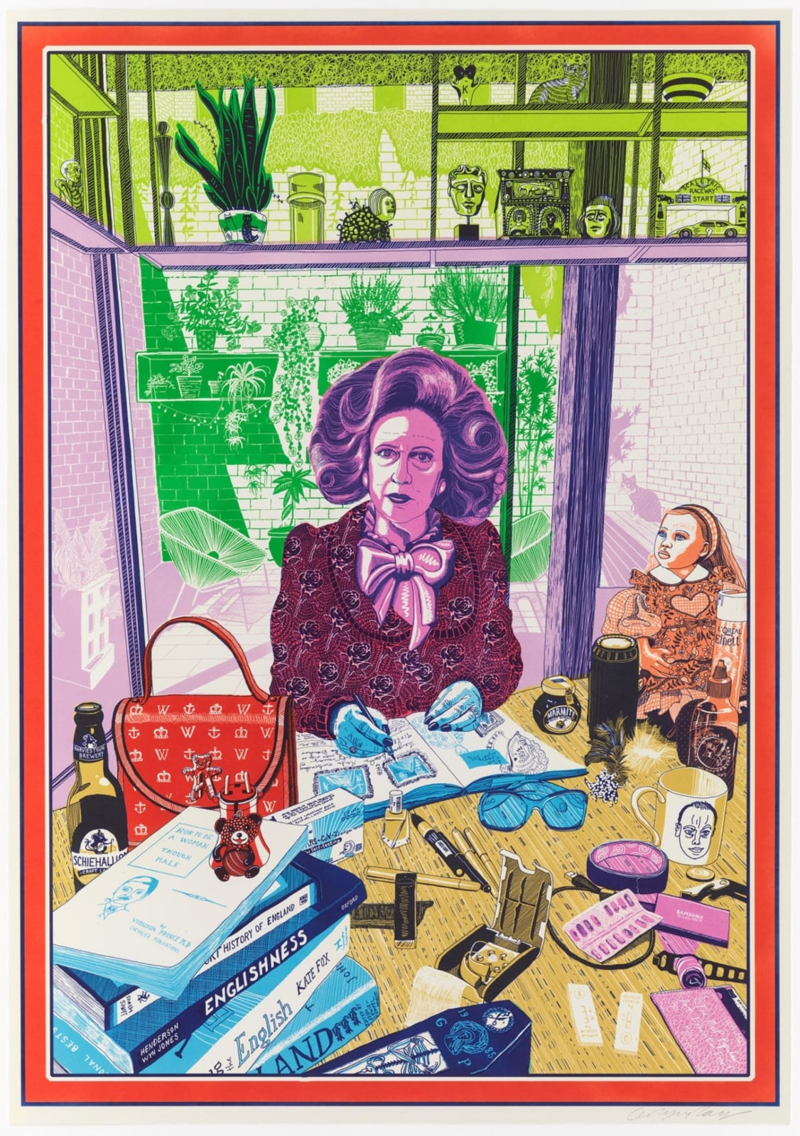 Grayson Perry Vote for Me Etching for sale
