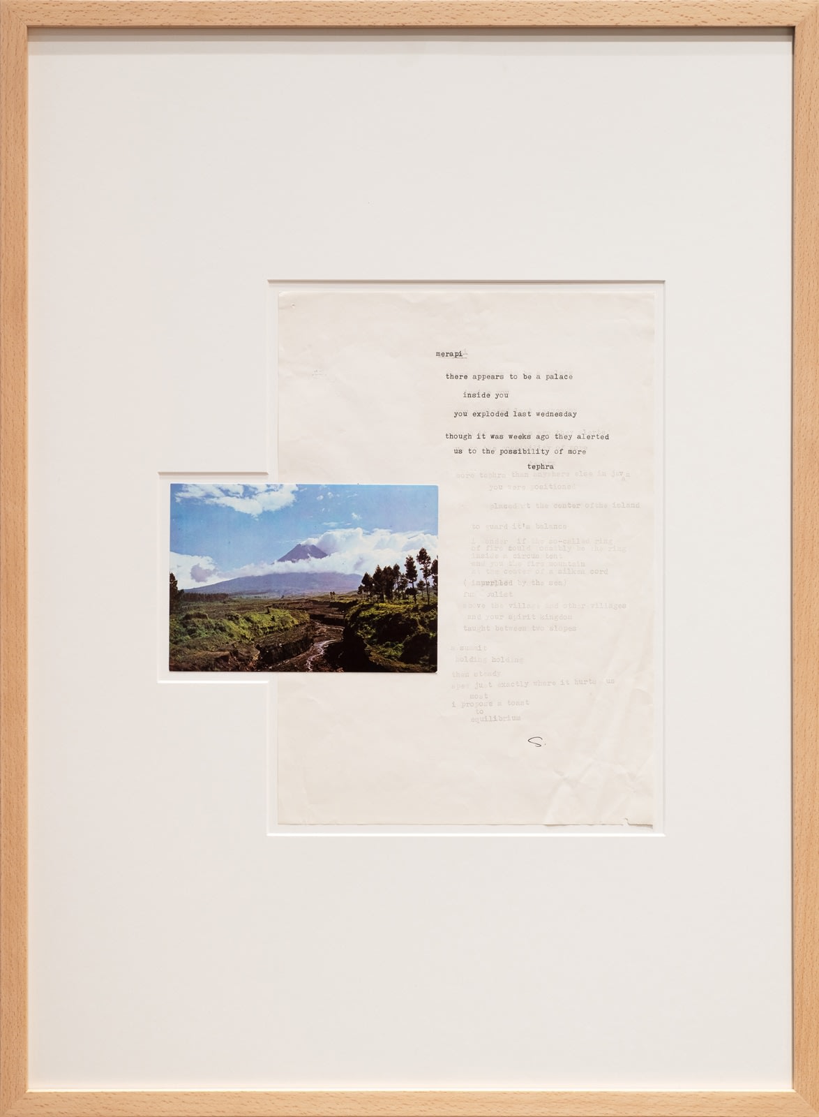 Sabine Mirlesse, merapi, there appears to be a palace inside you, 2020