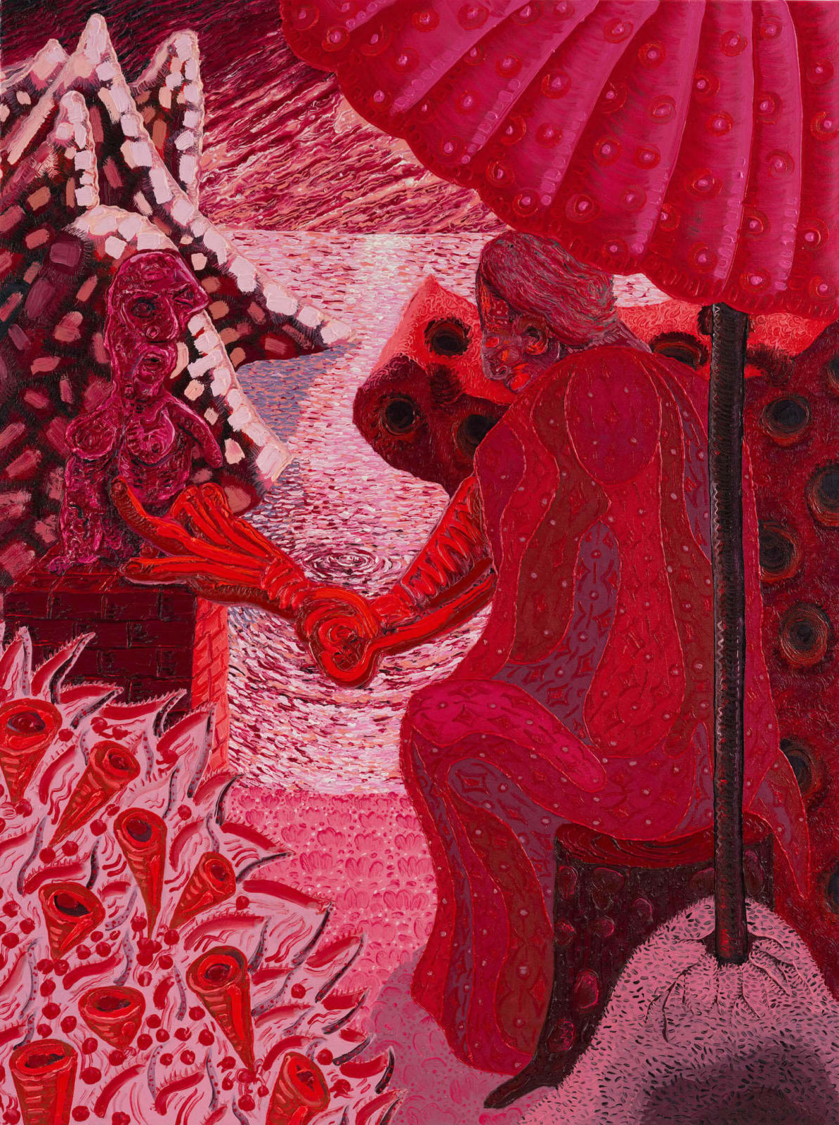 Mark Frygell, Red Figure, 2021