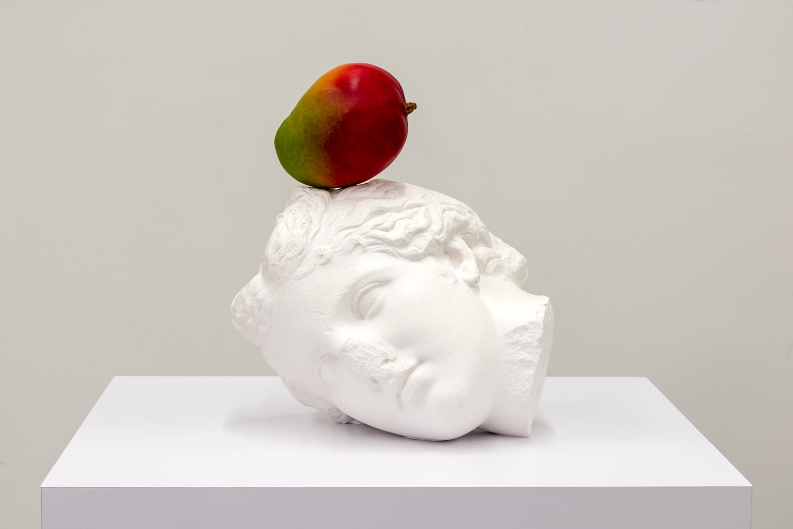 Tony Matelli, Head (Mango), 2022
