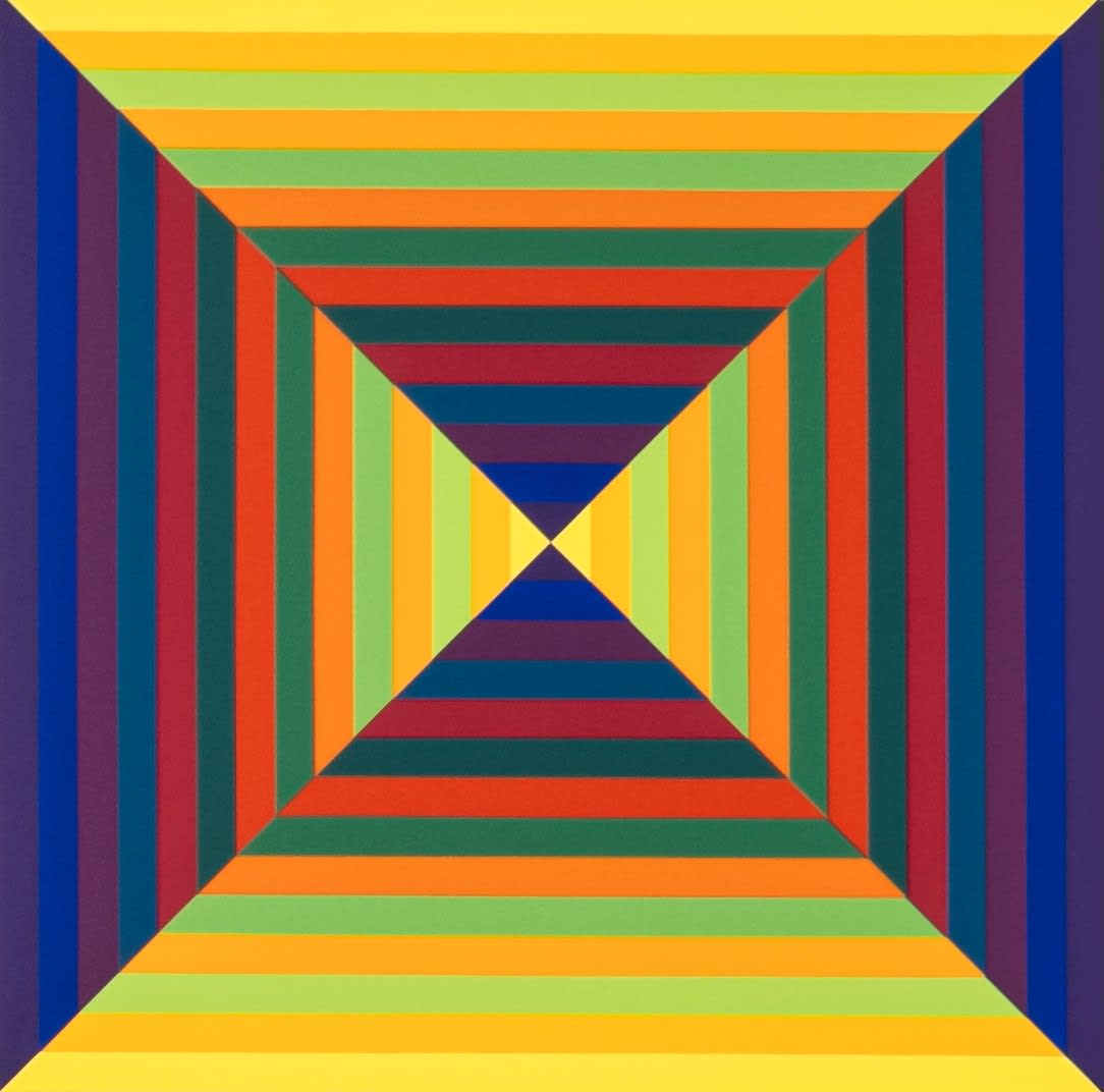 Julio Le Parc, Série 15 No.1 et 8 Pyramide, 2022