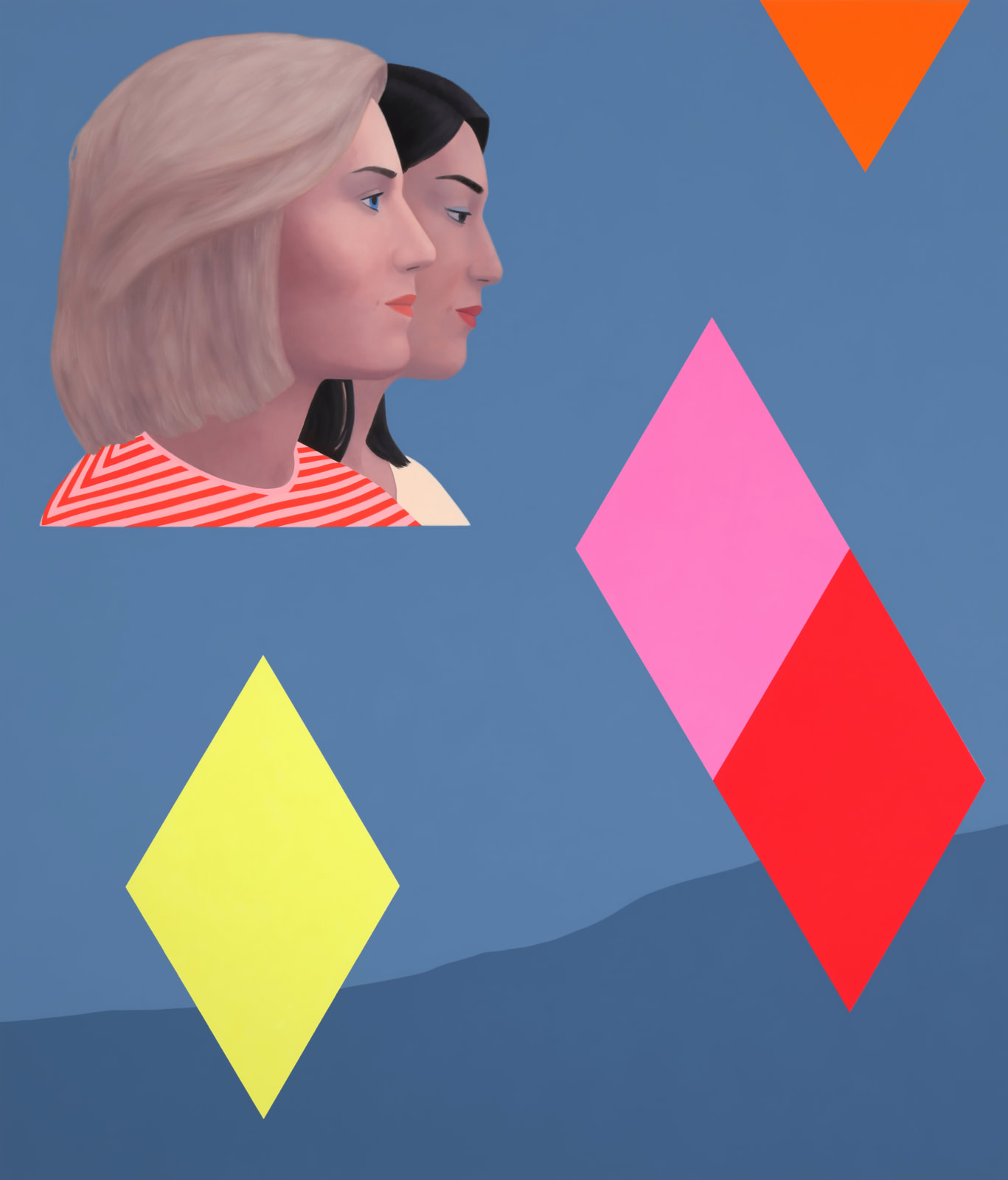 Ridley Howard, Diamonds in Gray Landscape, 2018