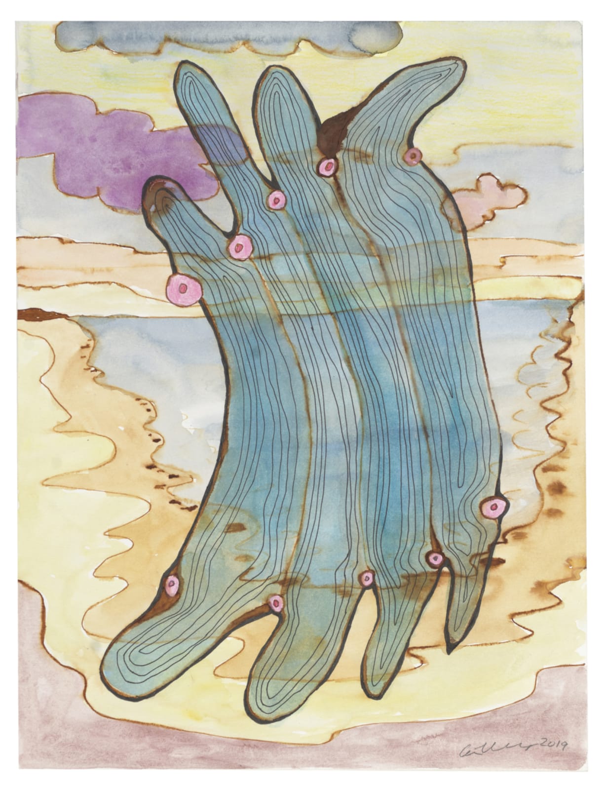 Carin Ellberg, Annan kropp, strand och hav, 2019