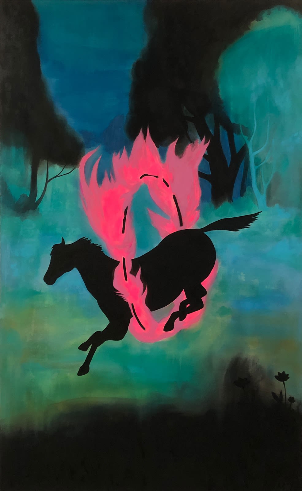 Martin Jacobson, Hoop of Flame, 2024