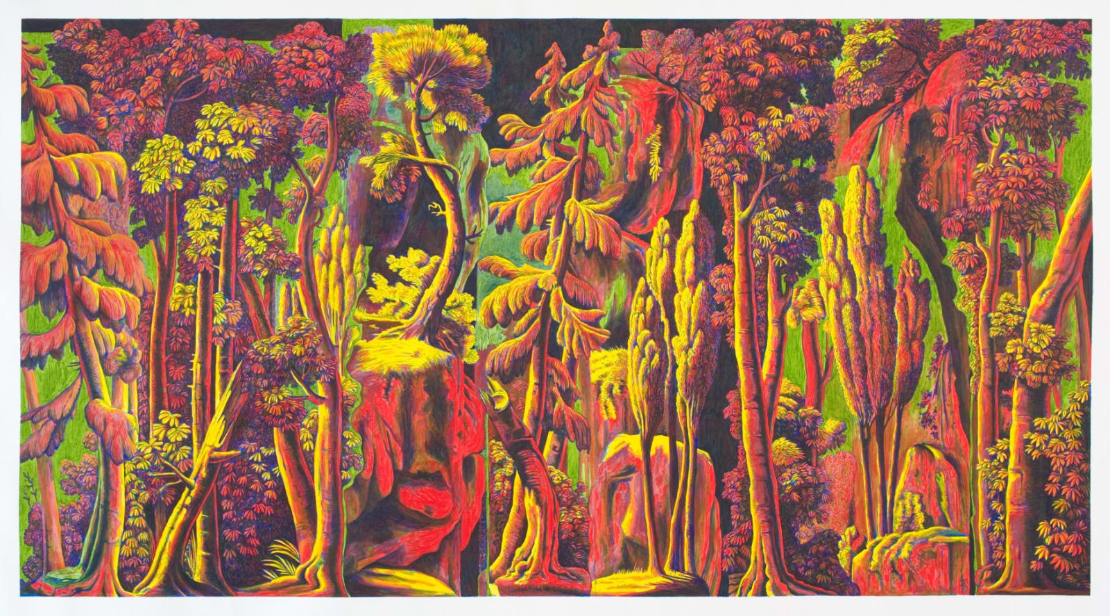 Martin Jacobson, Acrylic Forest, 2011