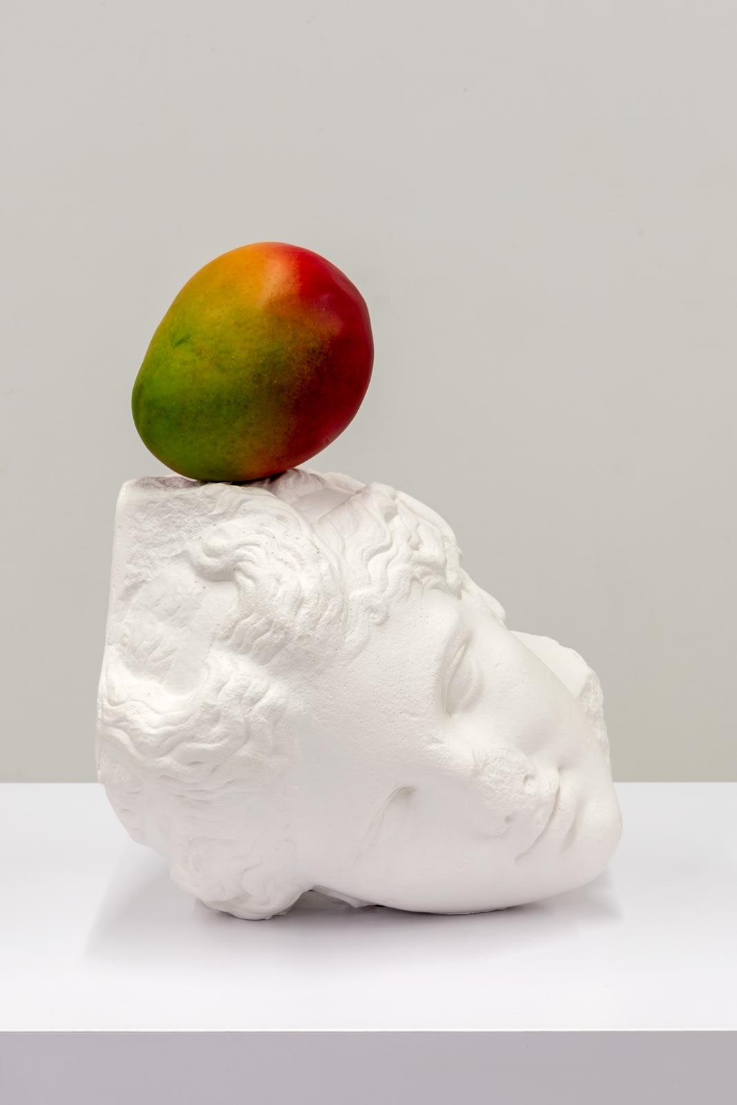 Tony Matelli, Head (Mango), 2022