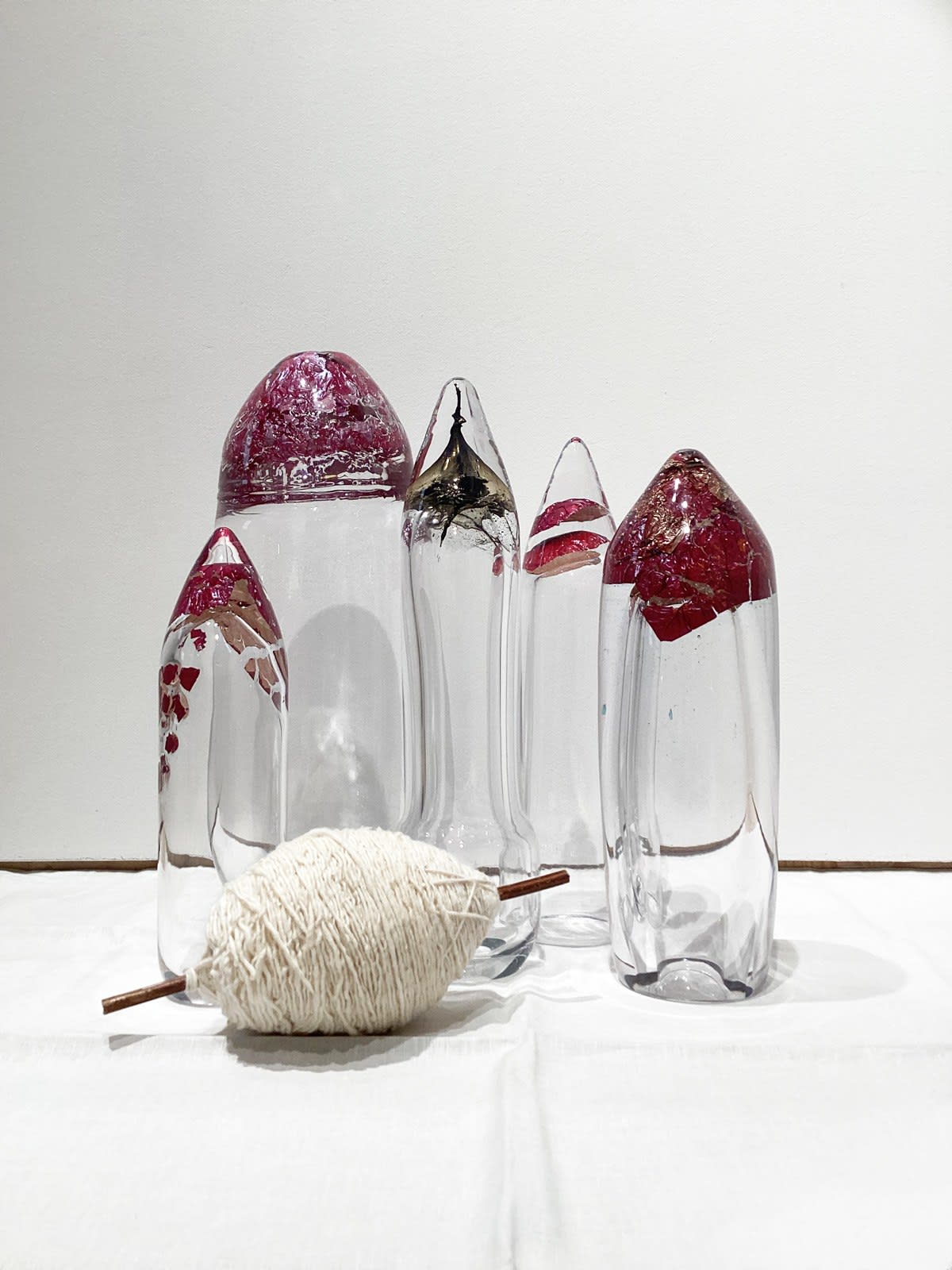 Theresa Traore Dahlberg, Glass Capsule installation, Group 2, 2024