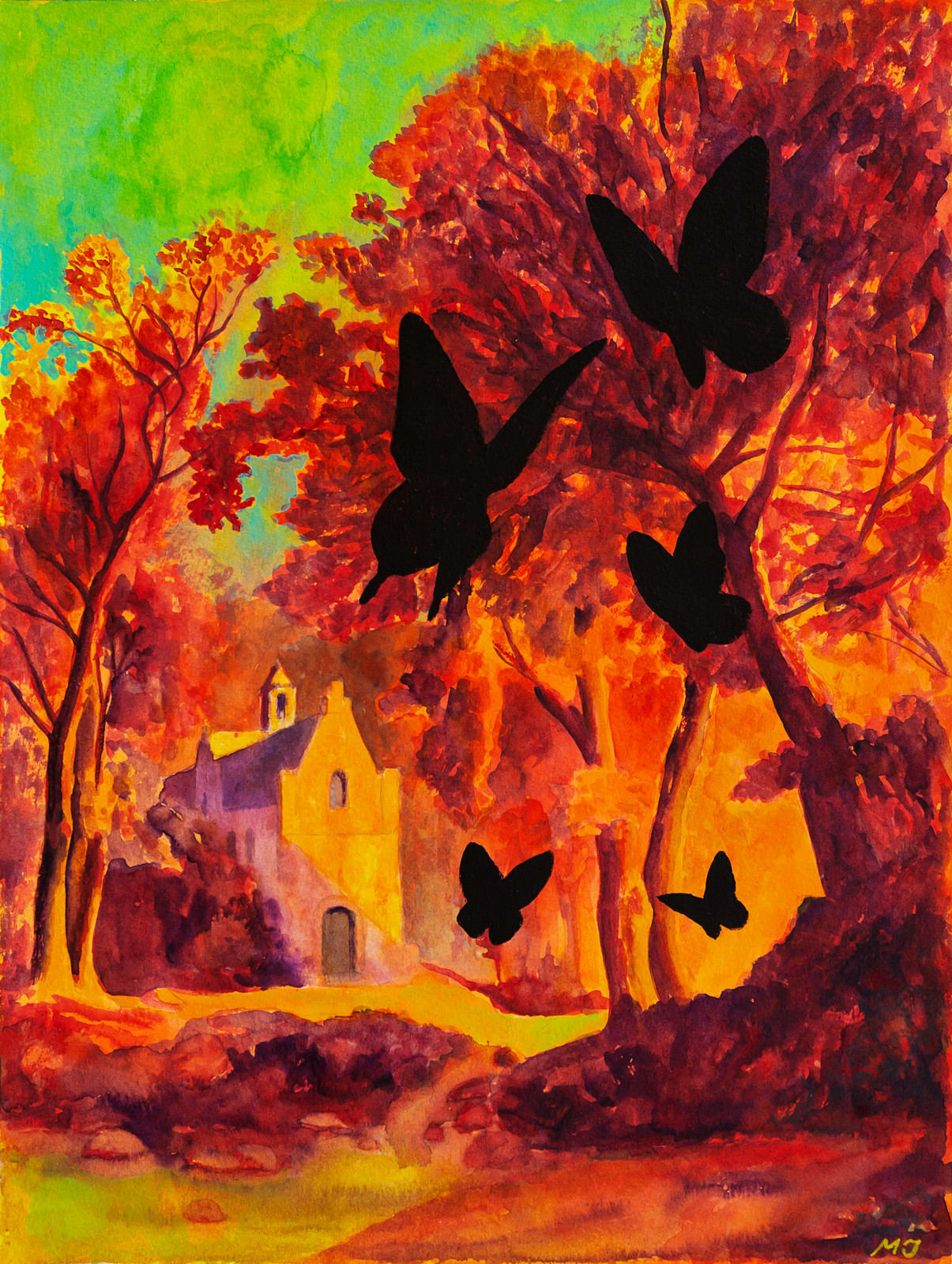 Martin Jacobson, Black Butterflies, 2024