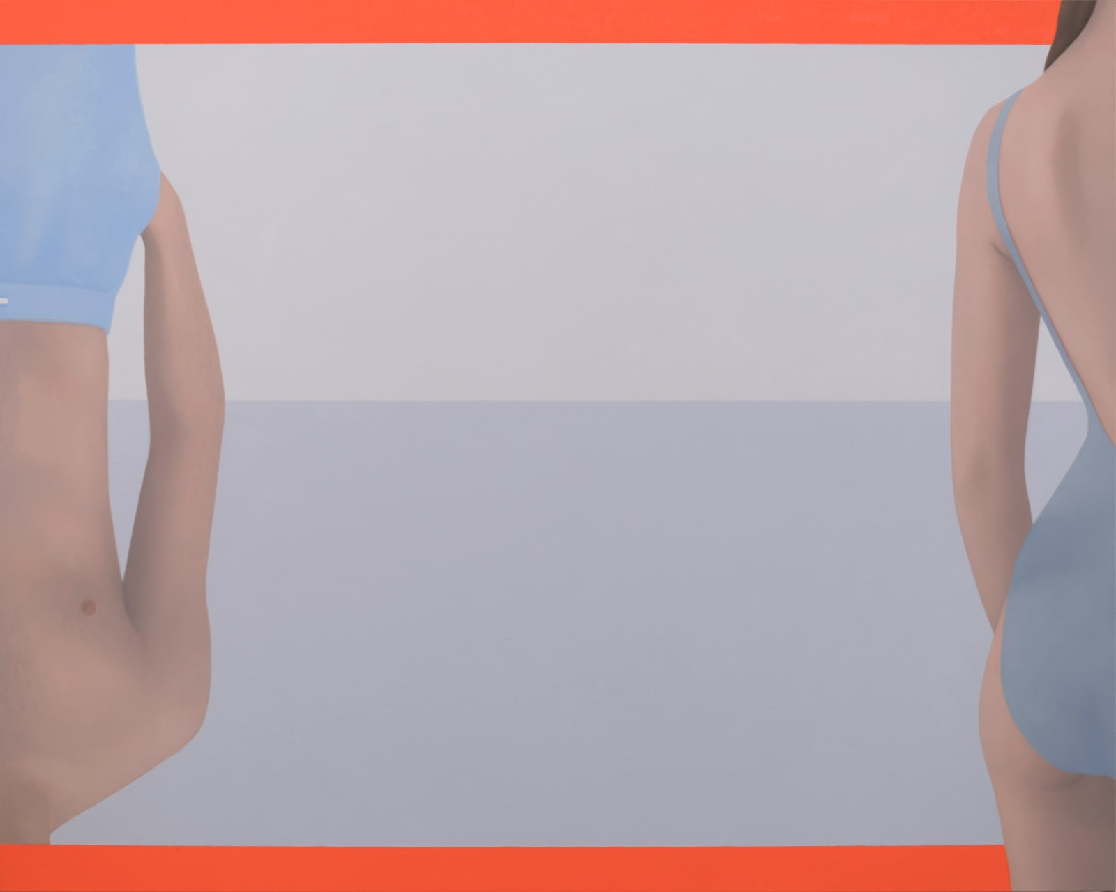 Ridley Howard, Bathers on Gray, 2019