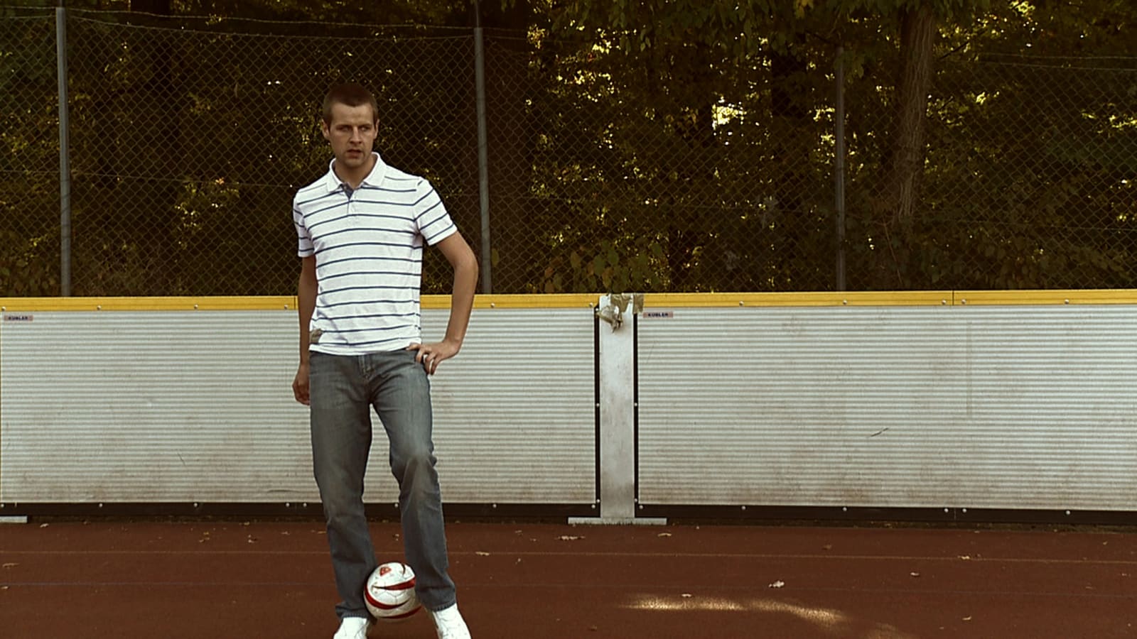 Annika Larsson, UNTITLED (DRIBBLING), 2010