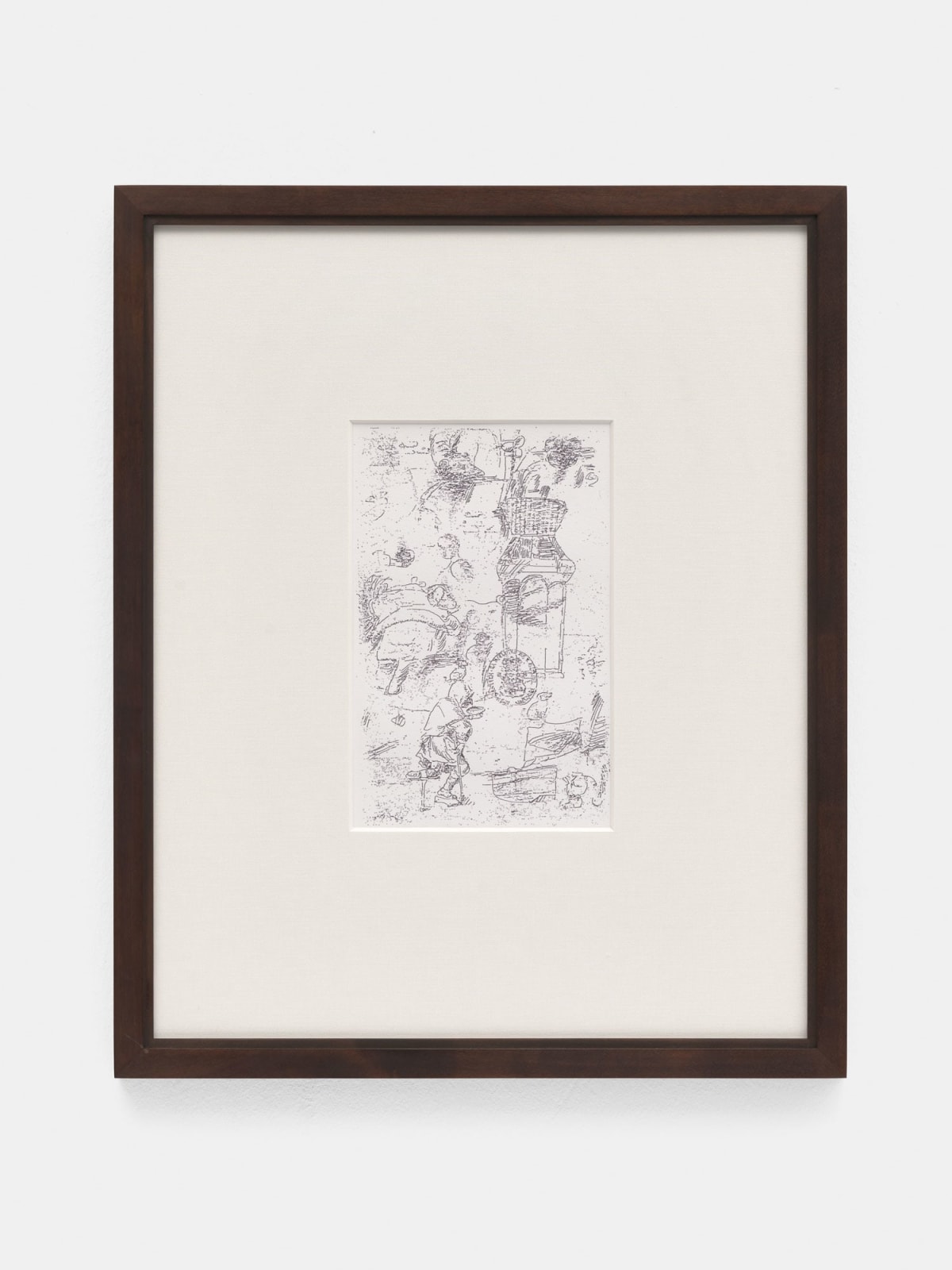 Sally von Rosen, MAIN BODY Drawing II (After H. Bosch, Various Sketches and a Beggar), 2023