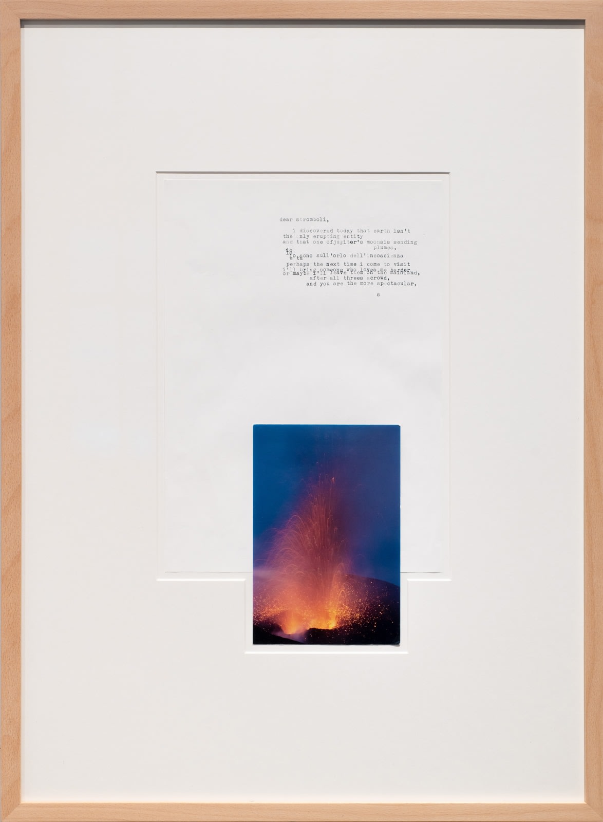 Sabine Mirlesse, dear stromboli, you are the more spectacular, 2021