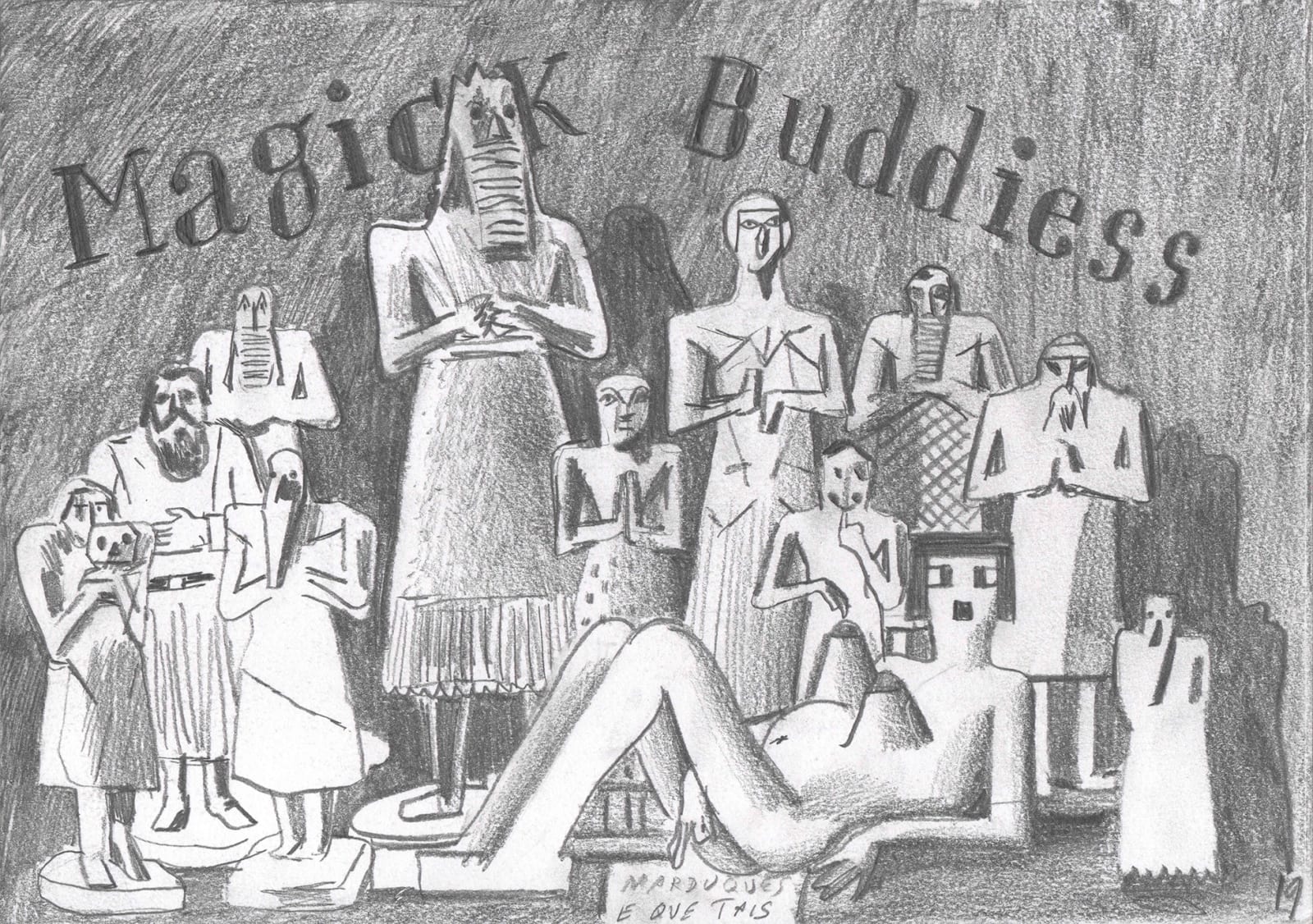 Gonçalo Pena, Untitled (Magick Buddiess, marduks and akin), 2019