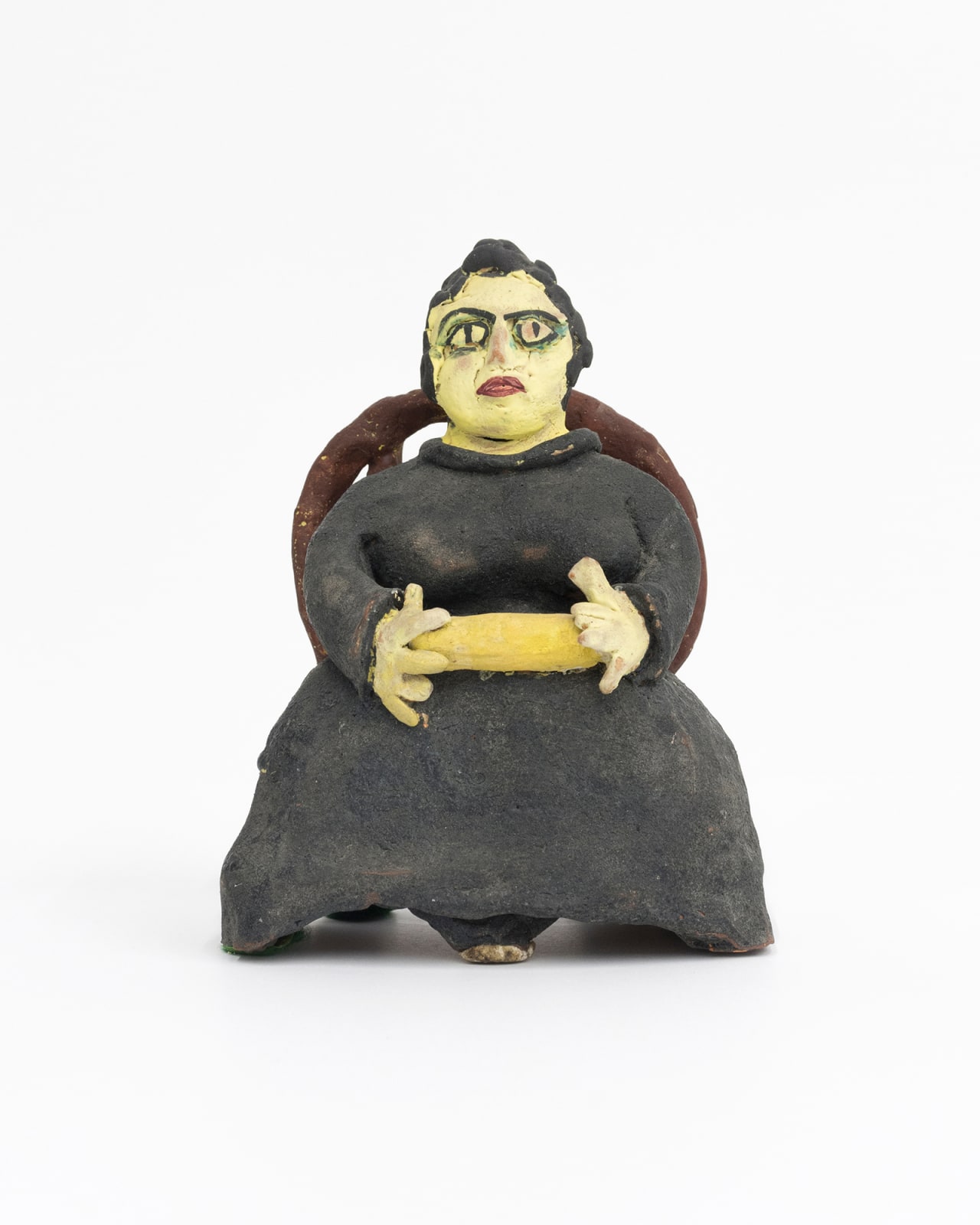 Beatrice Wood, Aunt with Rolling Pin, mid 1980s