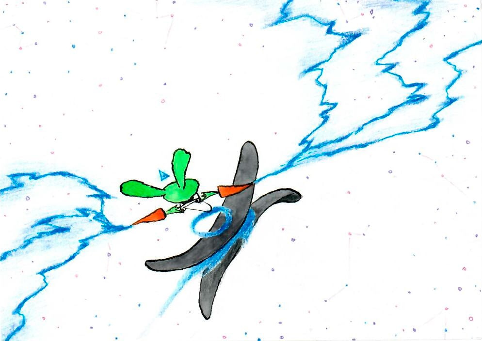 Ростан Тавасиев, Sketch of a shot from a filmstrip | Эскиз кадра диафильма, 2017