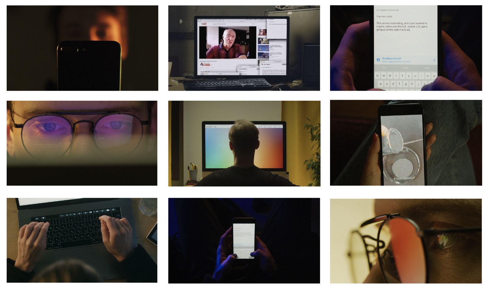 Егор Крафт, The New Color 5-channel video installation, 2011-2018