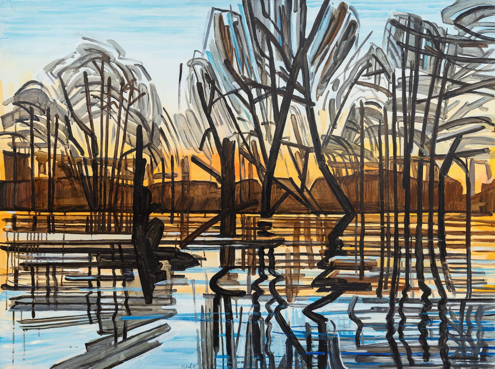 Mykolé, Flooded forest 9, 2022