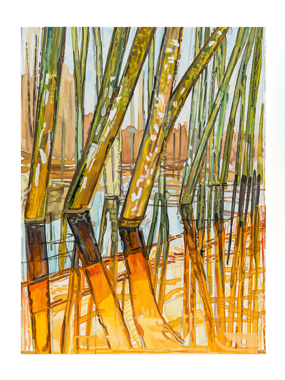 Mykolé, Flooded Forest - Triptych 2, 2024