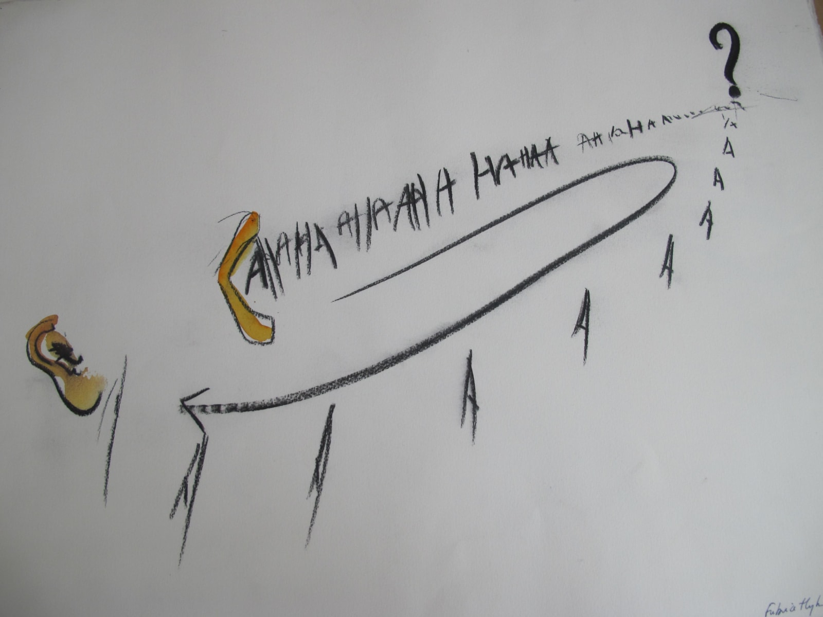 Fabrice Hybert, Ahhhh, Ahhhhh, Ahhhhhh, 1999 **