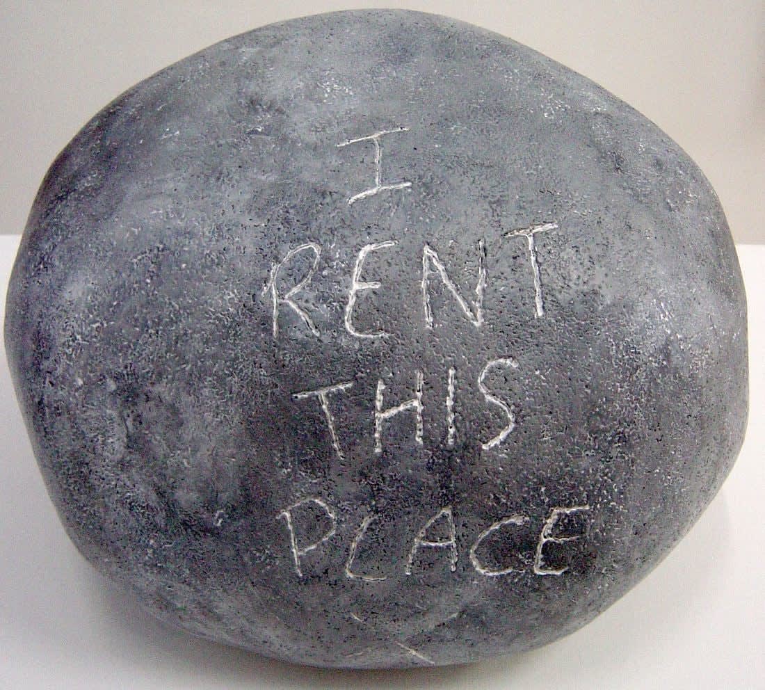Franck SCURTI, I rent this place, 2006 *