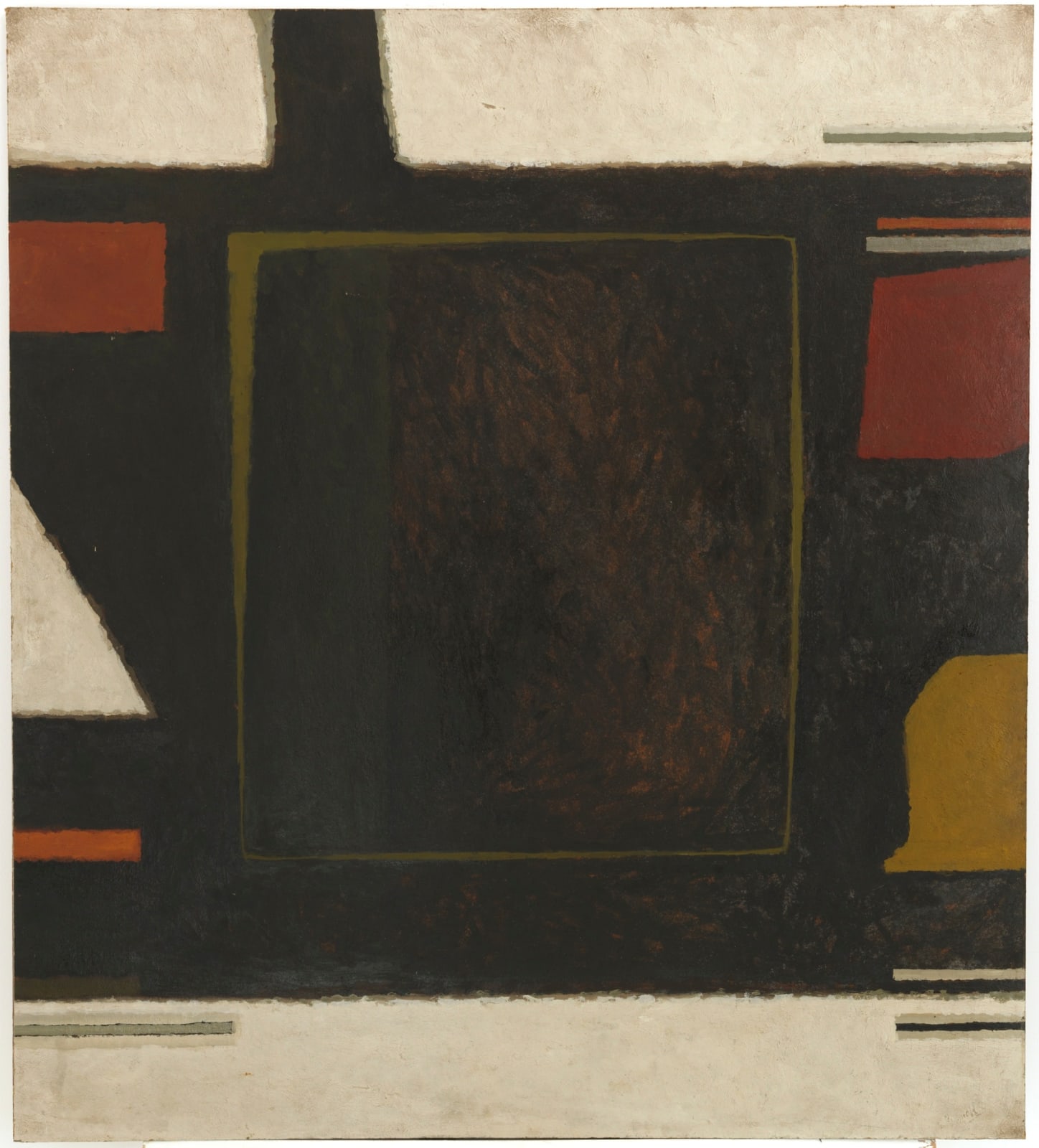 Alan Reynolds, Forms - Green, Red, Orange and White, 1961