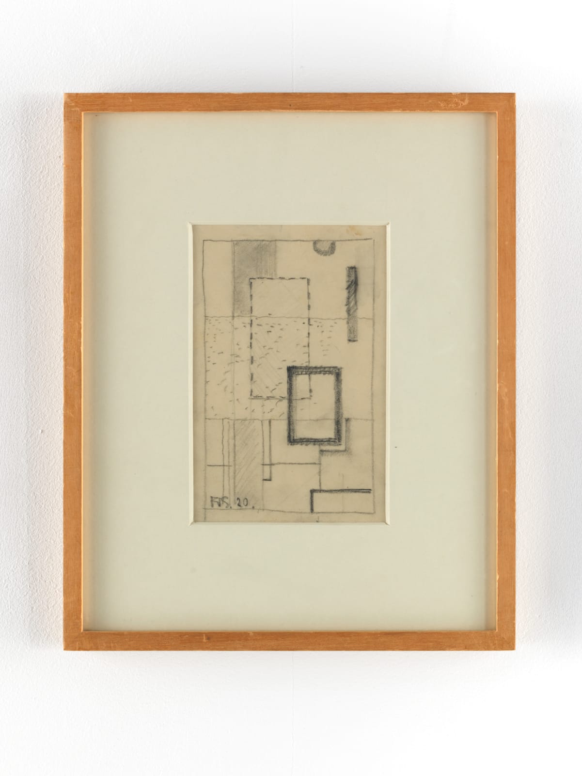 Friedrich Vordemberge-Gildewart, Etüde (D10), 1920