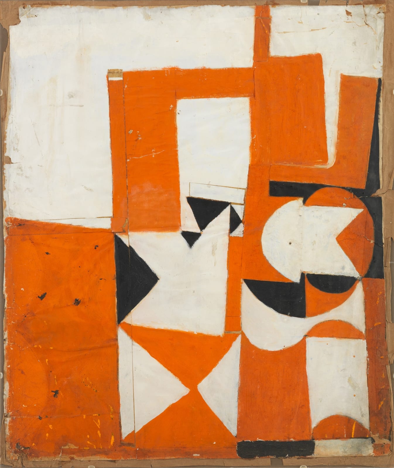 Anthony Hill, Collage of ‘Jeux”, 1951