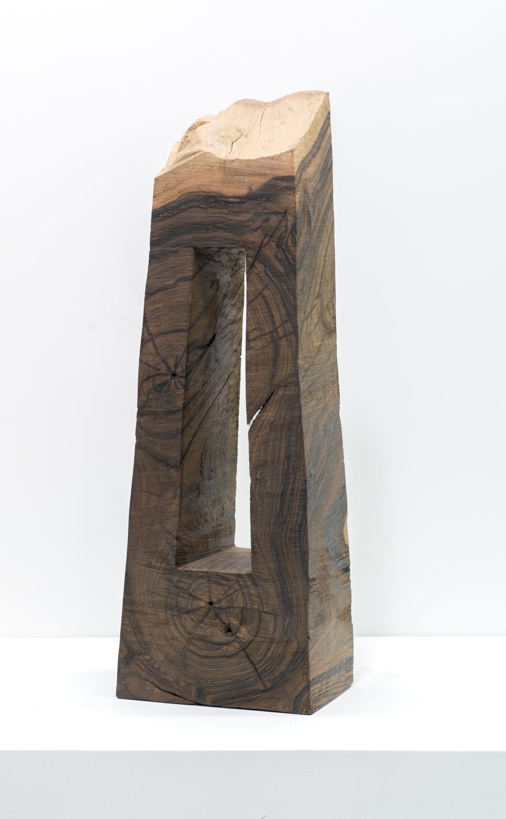 David Nash, Walnut Frame, 2021