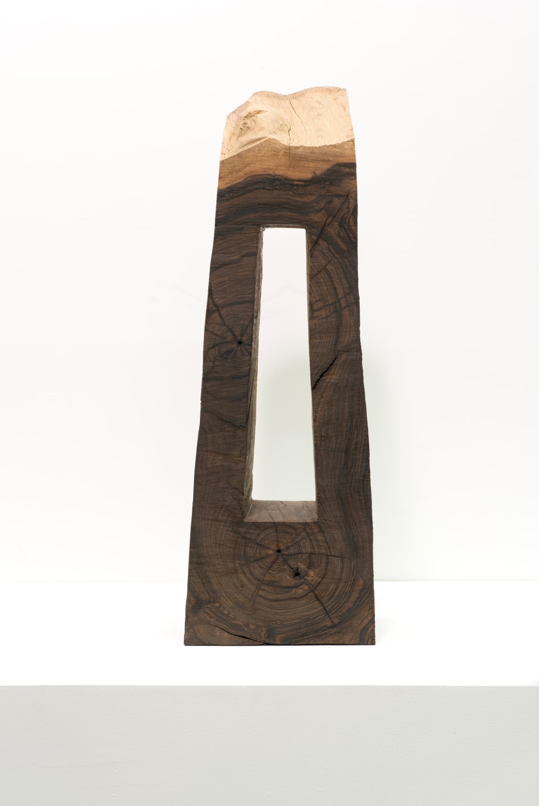 David Nash, Walnut Frame, 2021