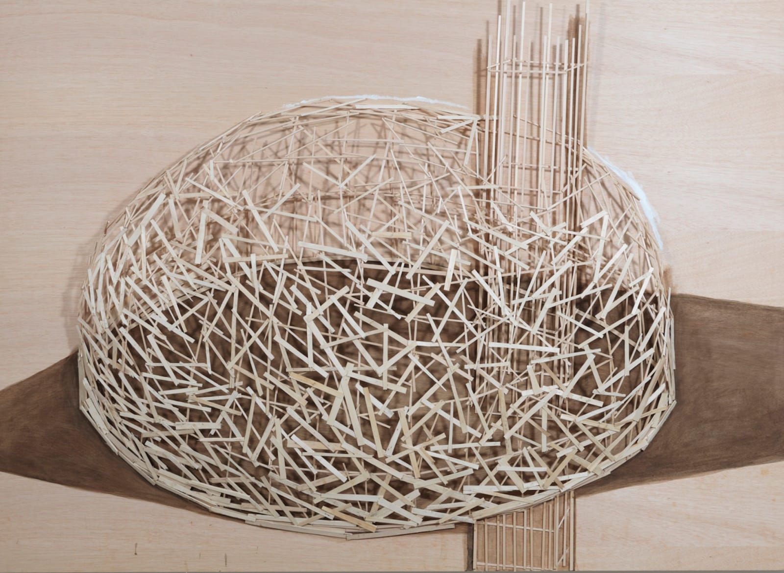 Tadashi Kawamata, Installation Plan for Annely Juda, 2015