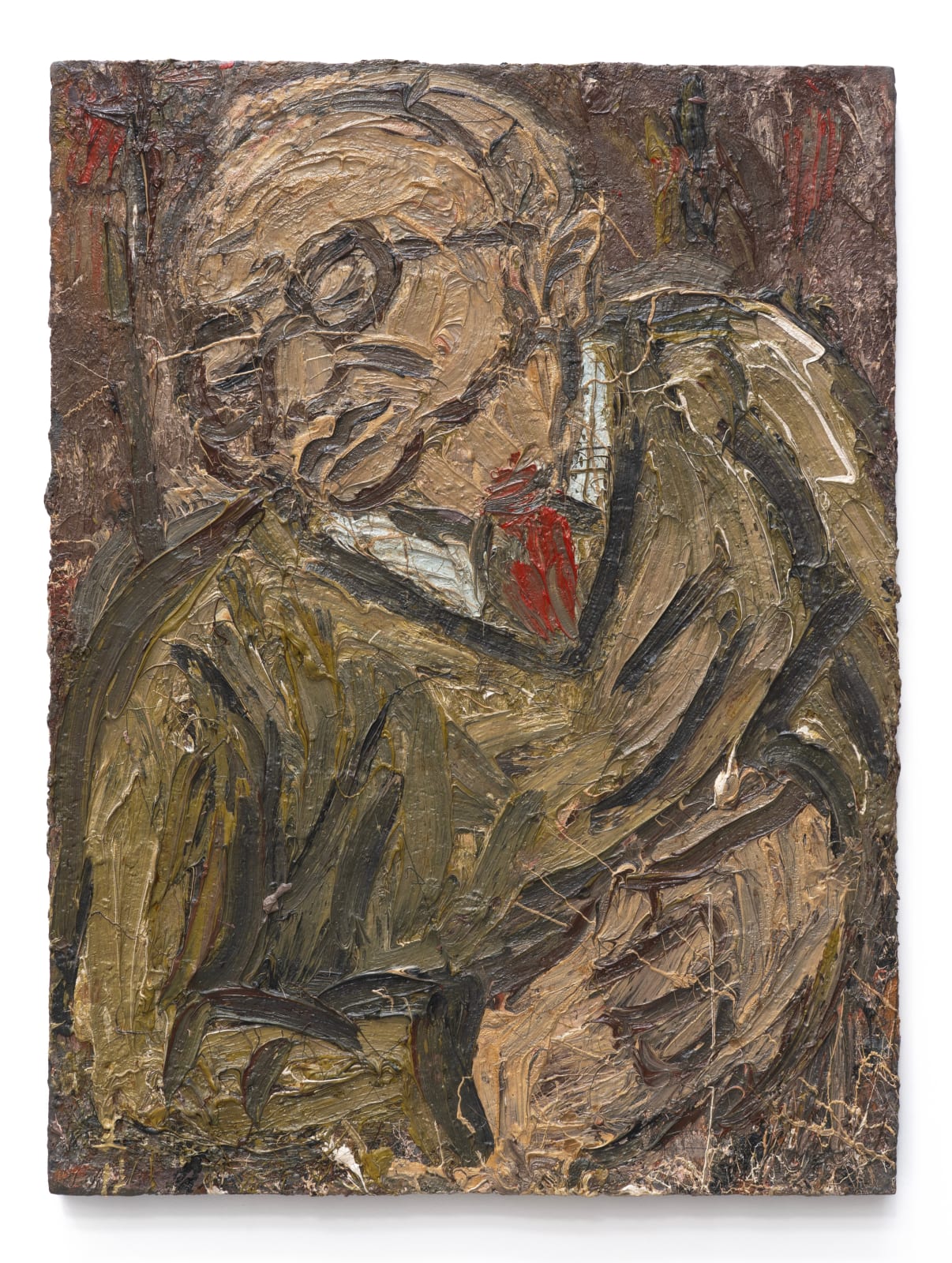 Leon Kossoff, Portrait of Chaim II, 1987