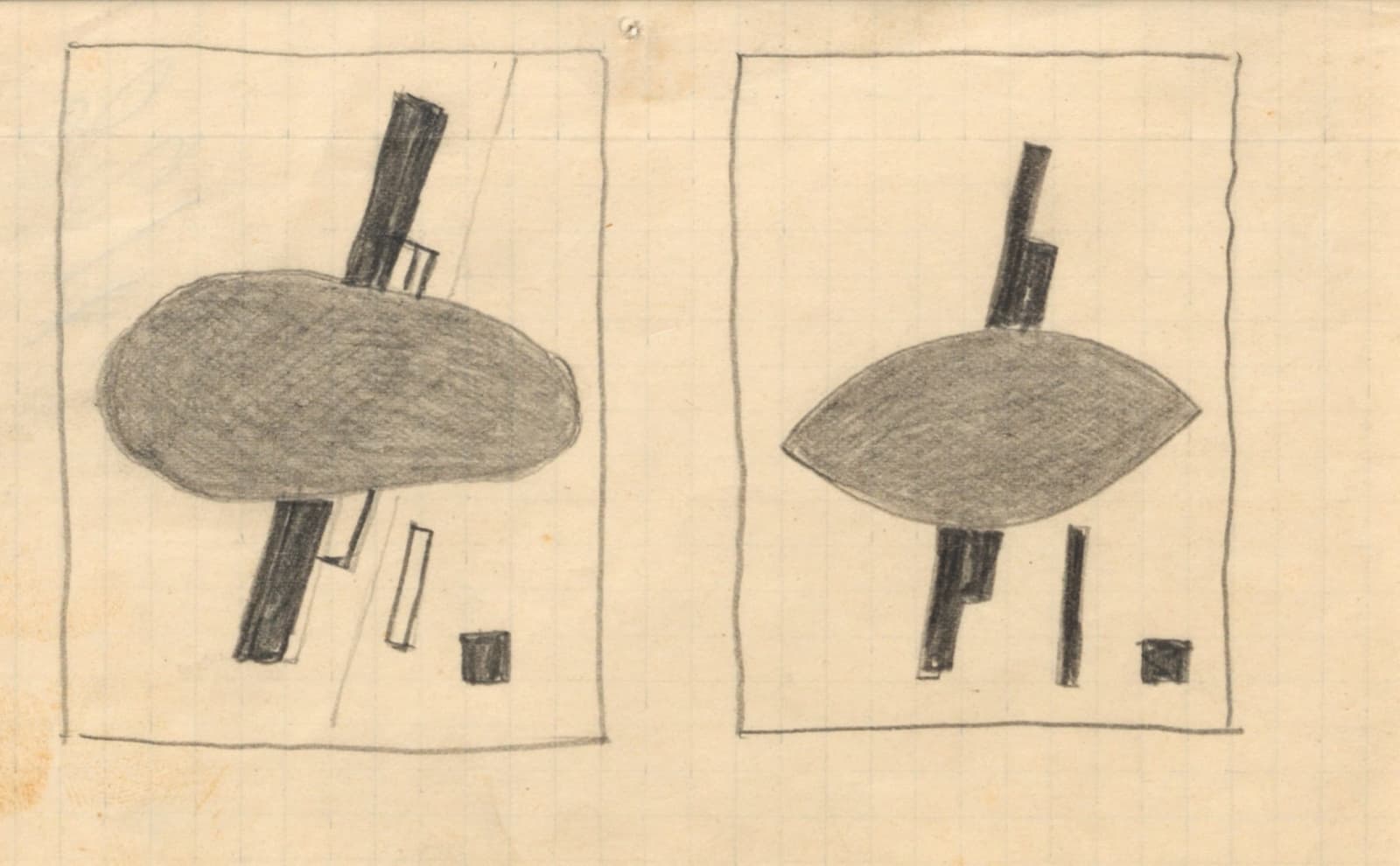 Kasimir Malevich, Compositions 8 b, spring-summer 1916