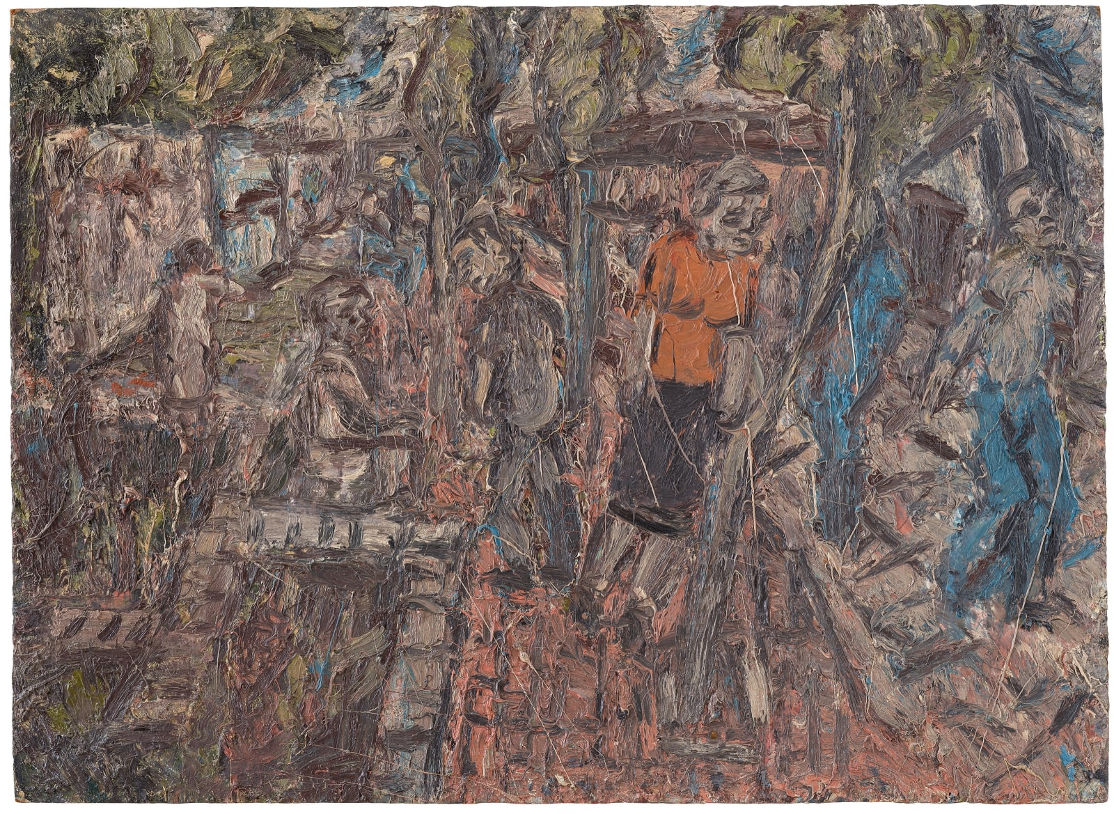 Leon Kossoff, A Street in Willesden No. 2, 1983