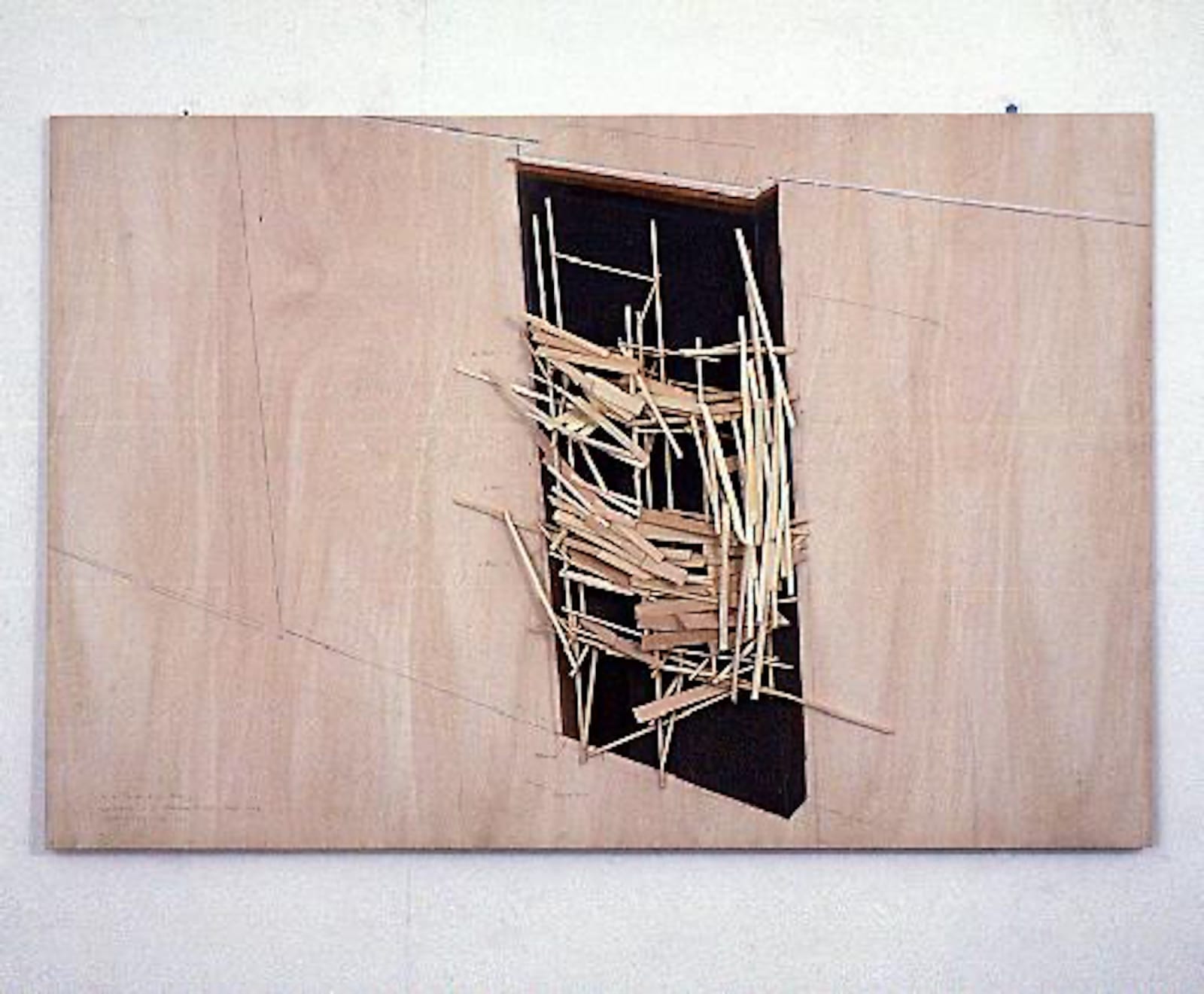 Tadashi Kawamata, Maquette for Annely Juda Fine Art No.3, 1990