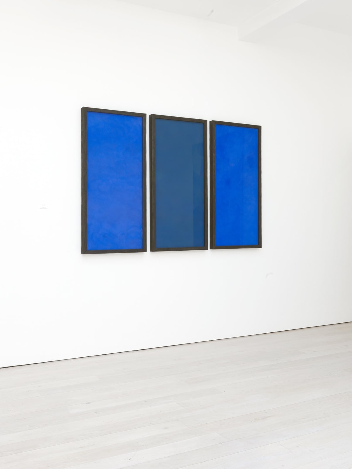 David Nash, Three Blues, 2014