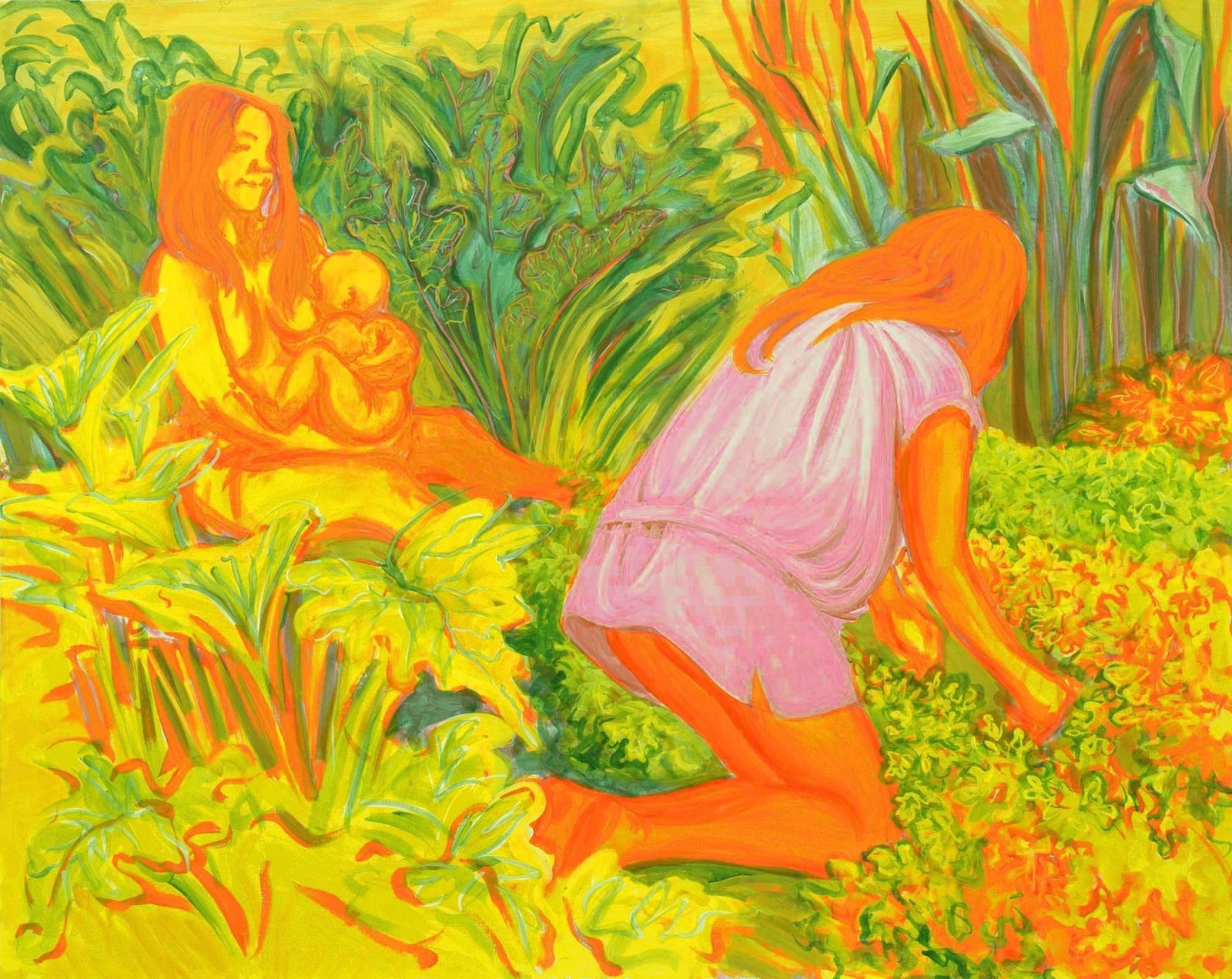Sigrid Holmwood, In the Community Garden, 2008