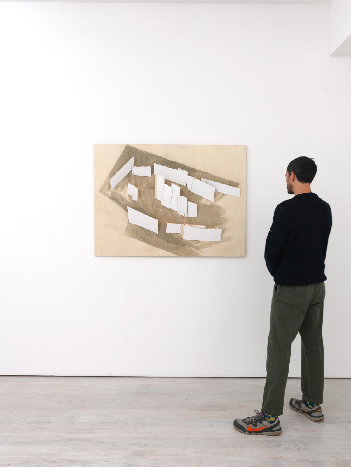 Tadashi Kawamata, Plan for Demolition at Annely Juda Gallery no. 3, 2025