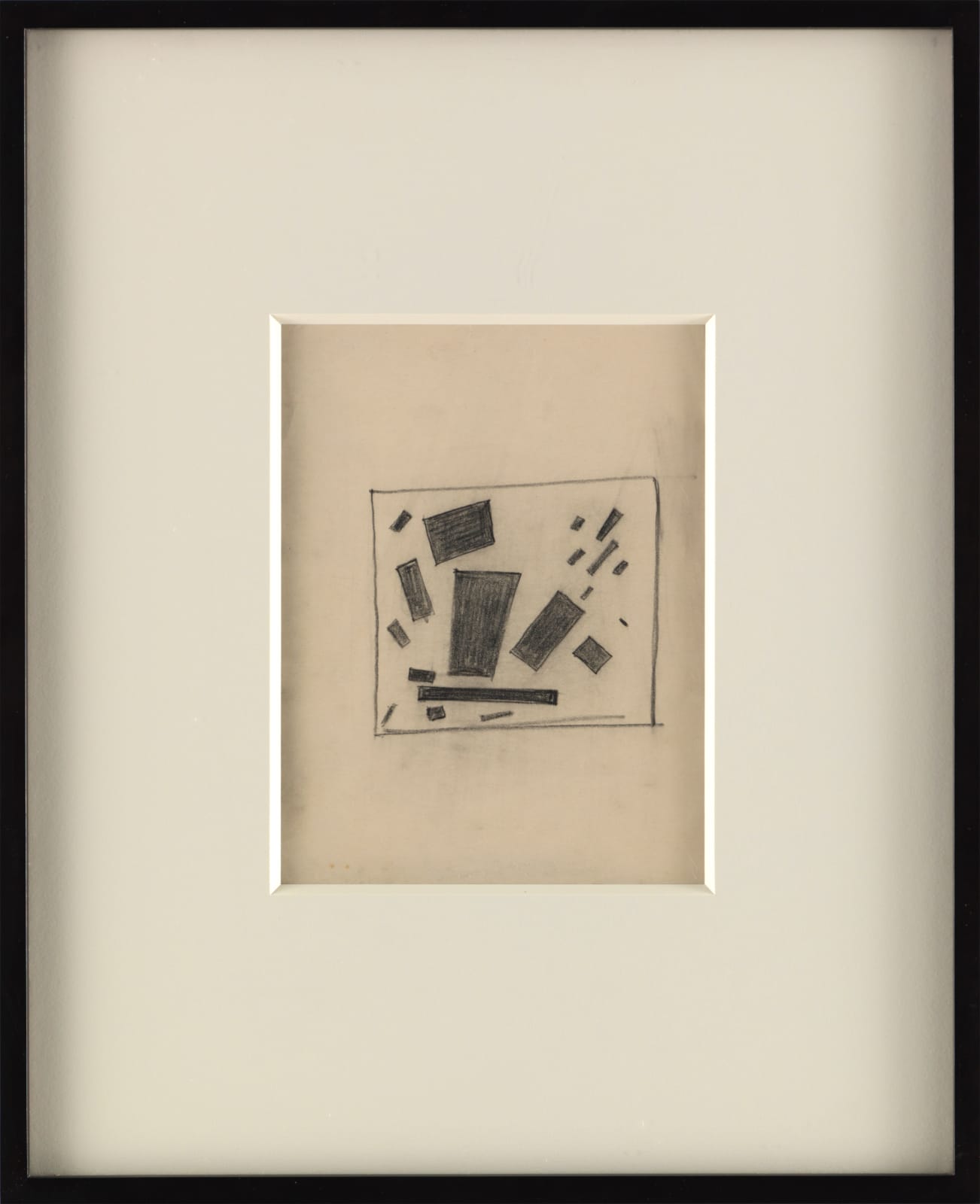 Kasimir Malevich, Magnetic movement, early 1920s, motif of 1916