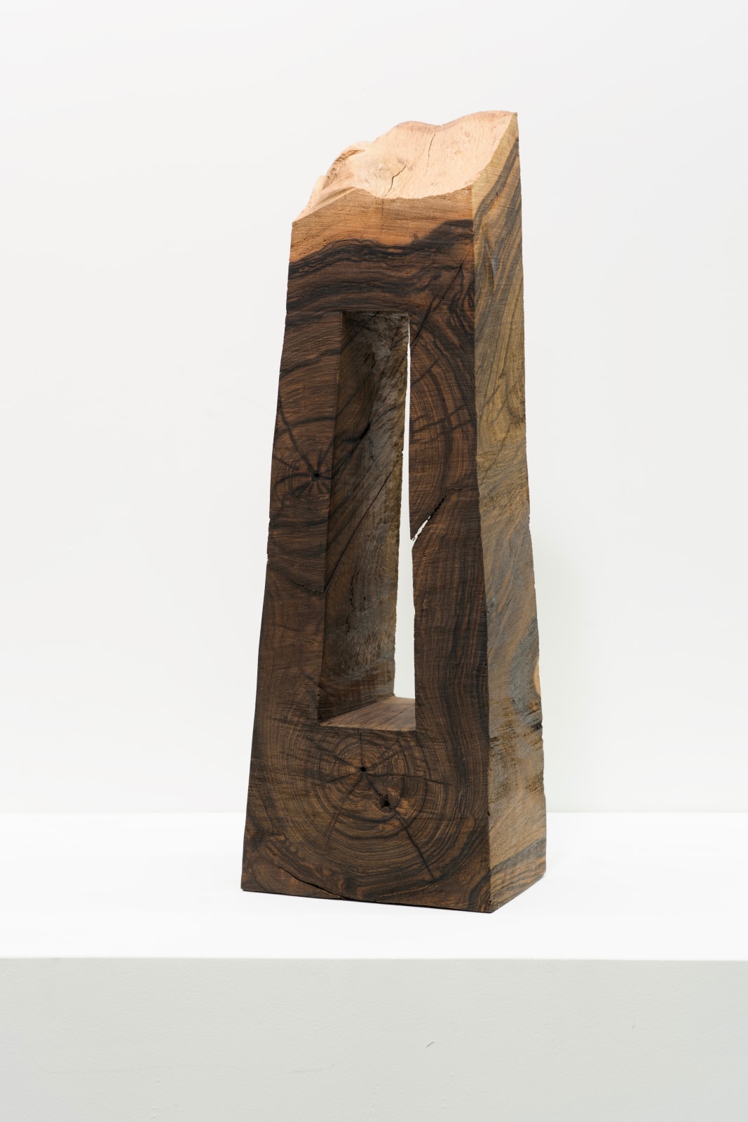 David Nash, Walnut Frame, 2021