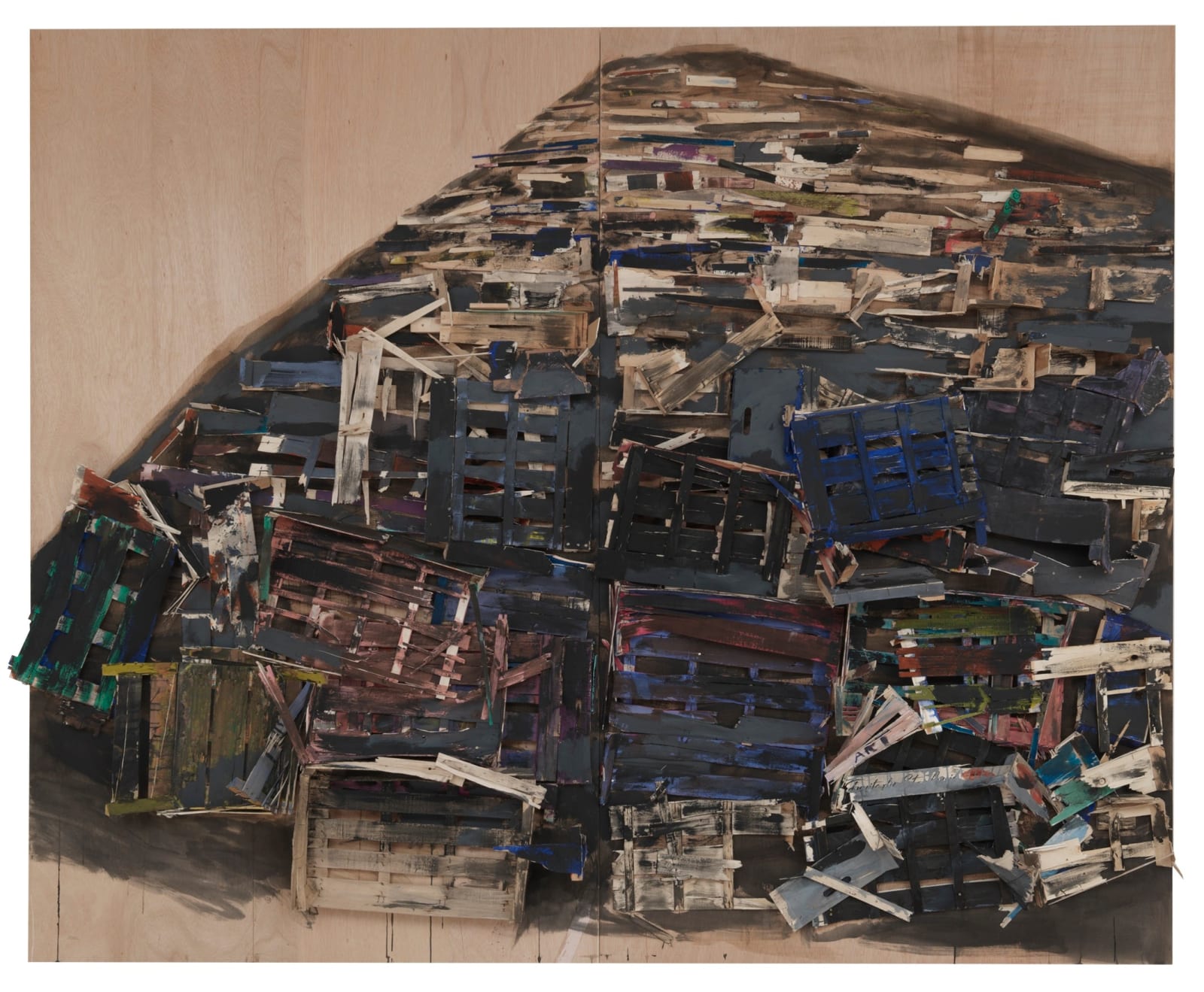 Tadashi Kawamata, Destruction No. 24, 2019